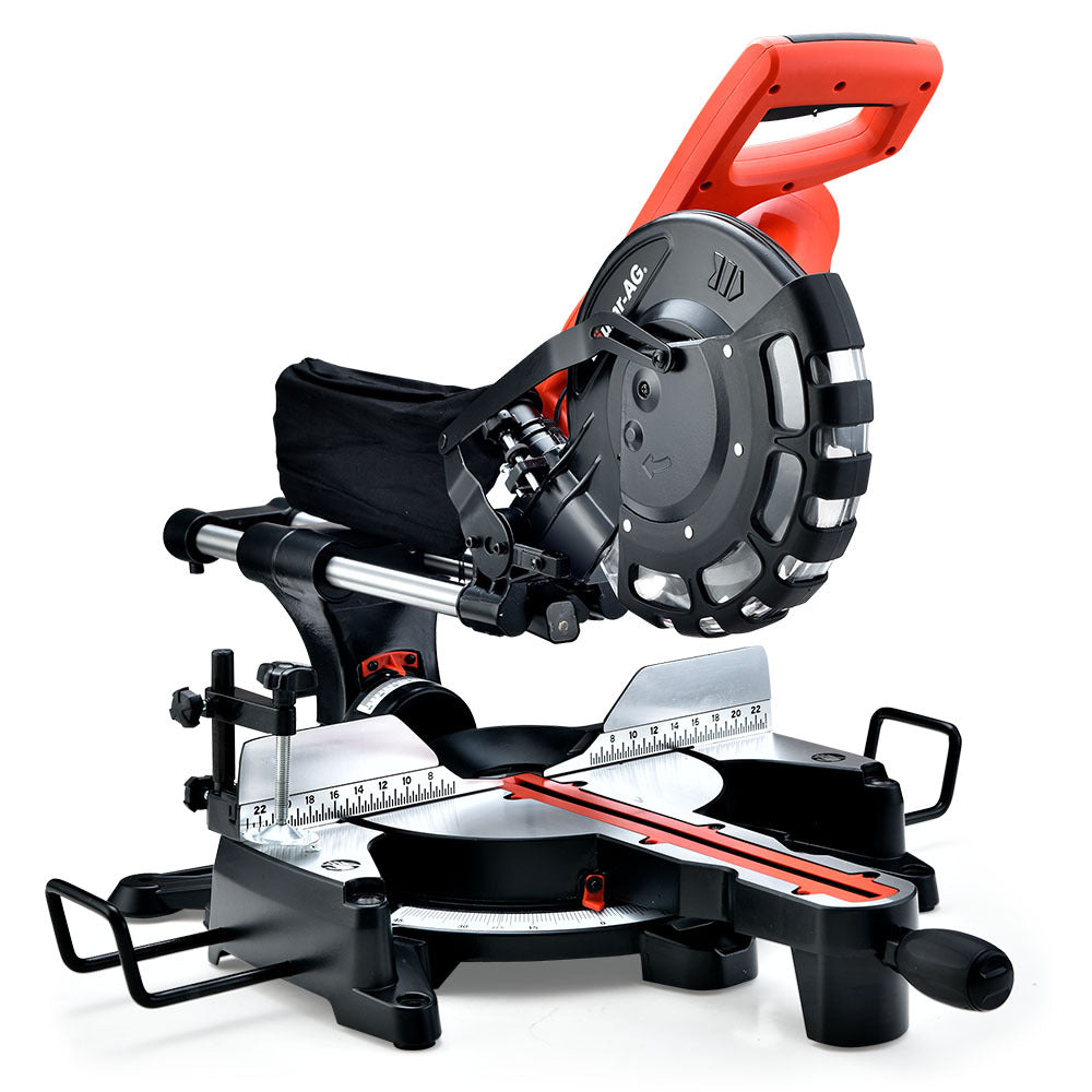 BAUMR-AG 254mm Dual Bevel Sliding Compound Mitre Drop Saw - SILBERSHELL