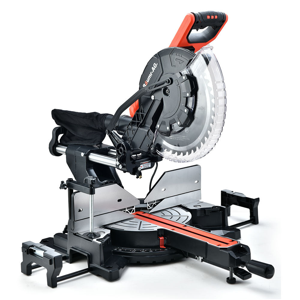 BAUMR-AG 305mm Compound Mitre Saw Dual Bevel Sliding Drop Saws 2200W - SILBERSHELL