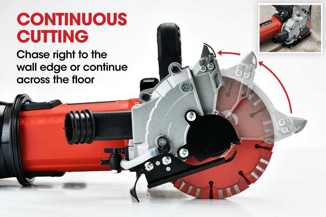 BAUMR-AG Wall Chaser Machine Concrete Chasing Tool Electric Saw Brick Grinder - SILBERSHELL