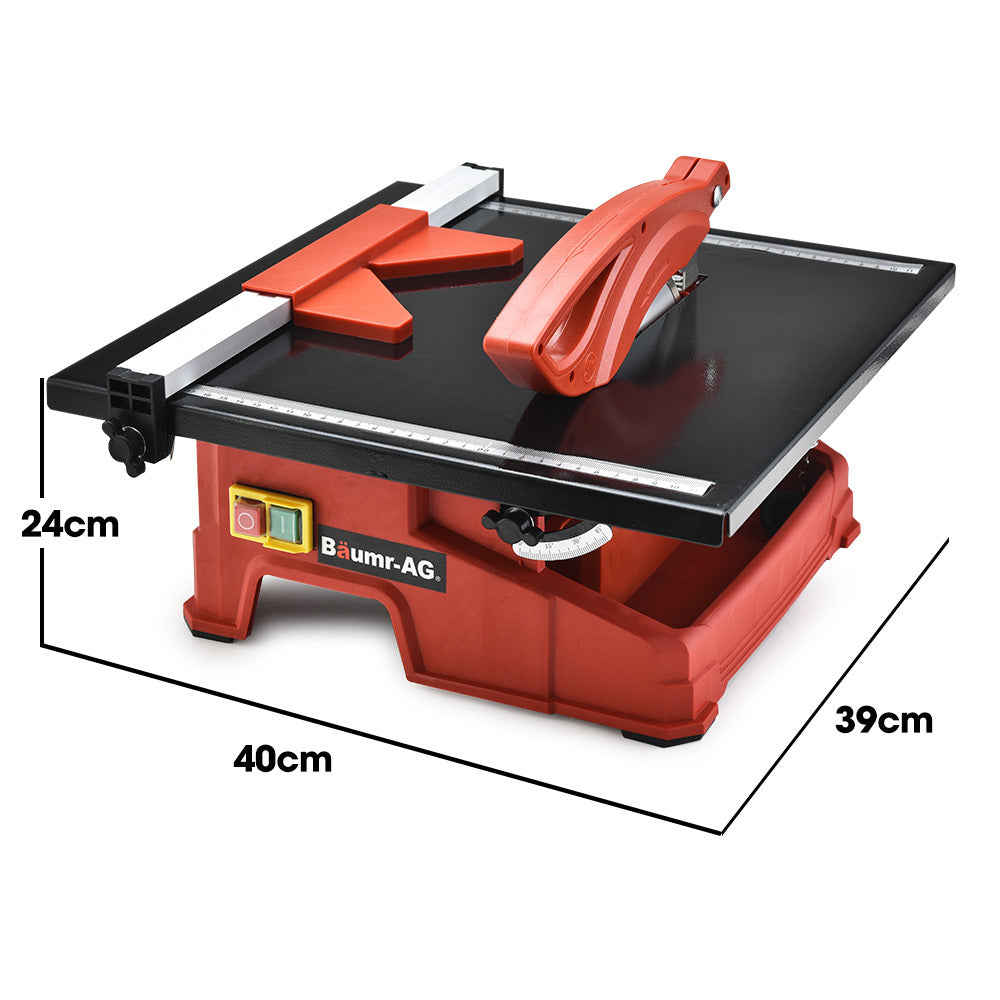 BAUMR-AG 600W Electric Tile Saw Cutter with 180mm (7") Blade - SILBERSHELL