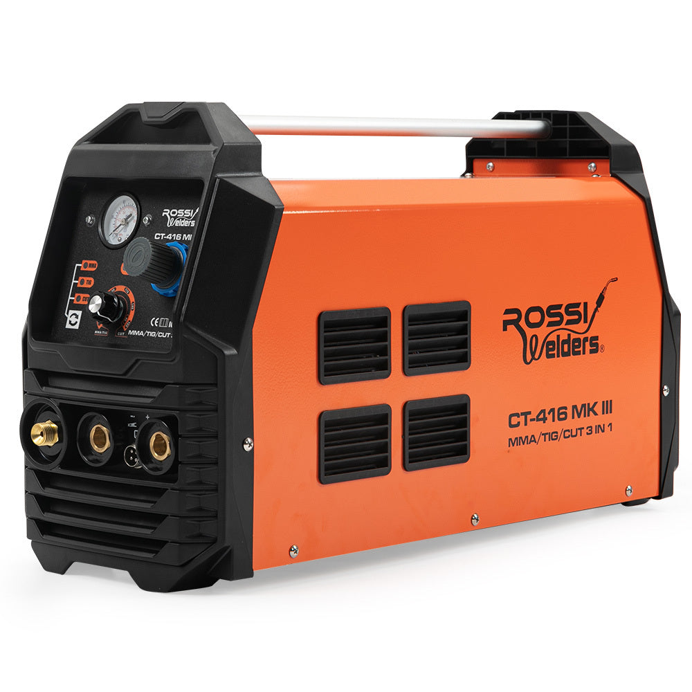 ROSSI CT-416 Mk III TIG/MMA Plasma Cutter Portable Inverter Welder Welding - SILBERSHELL