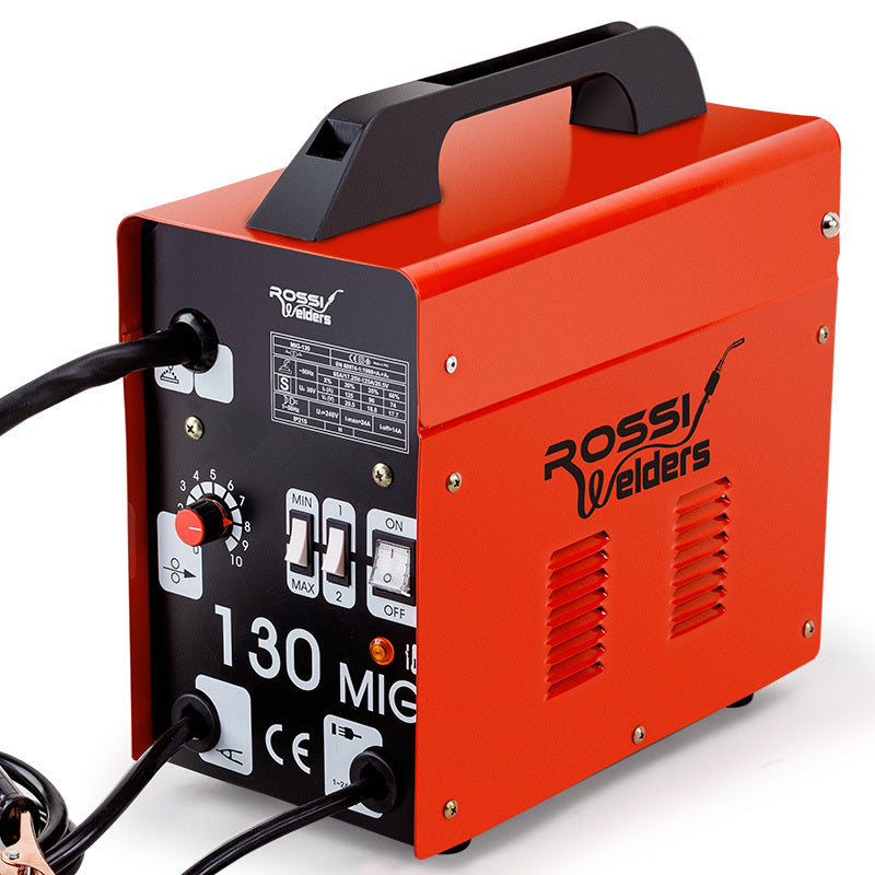 ROSSI 130Amp MIG Gas Gasless Welder Metal Inert Welding Machine Tool - SILBERSHELL