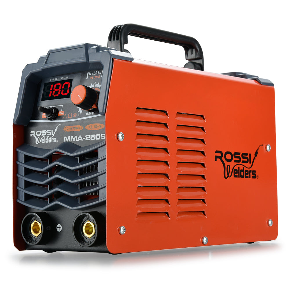 ROSSI Stick Welder 180 Amp Inverter Welding Machine MMA Portable ARC DC 180A Gas - SILBERSHELL