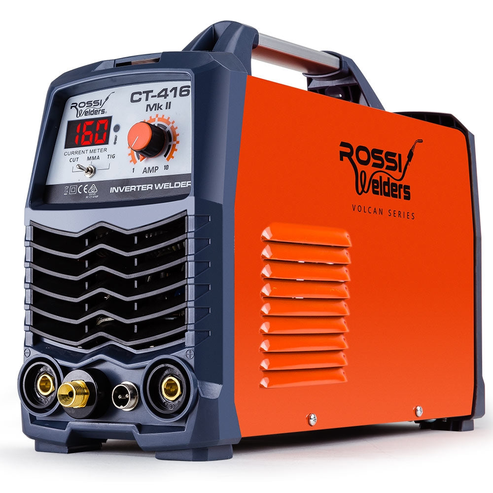 ROSSI CT-416 Welder Inverter TIG MMA ARC Plasma Cutter Welding Machine Portable - SILBERSHELL