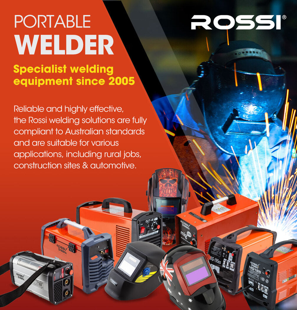 ROSSI 220A Welder Stick GTAW Gas Tungsten Arc Welding Machine Inverter TIG MMA - SILBERSHELL