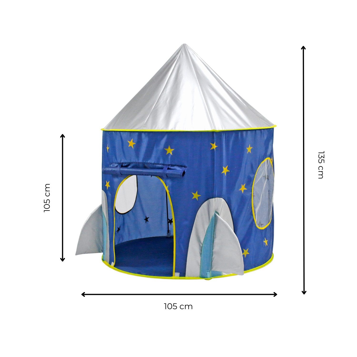 GOMINIMO 3 in 1 Sky Style Kids Play Tent with Carrying Bag (Blue and Yellow) GO-KT-100-LK - SILBERSHELL