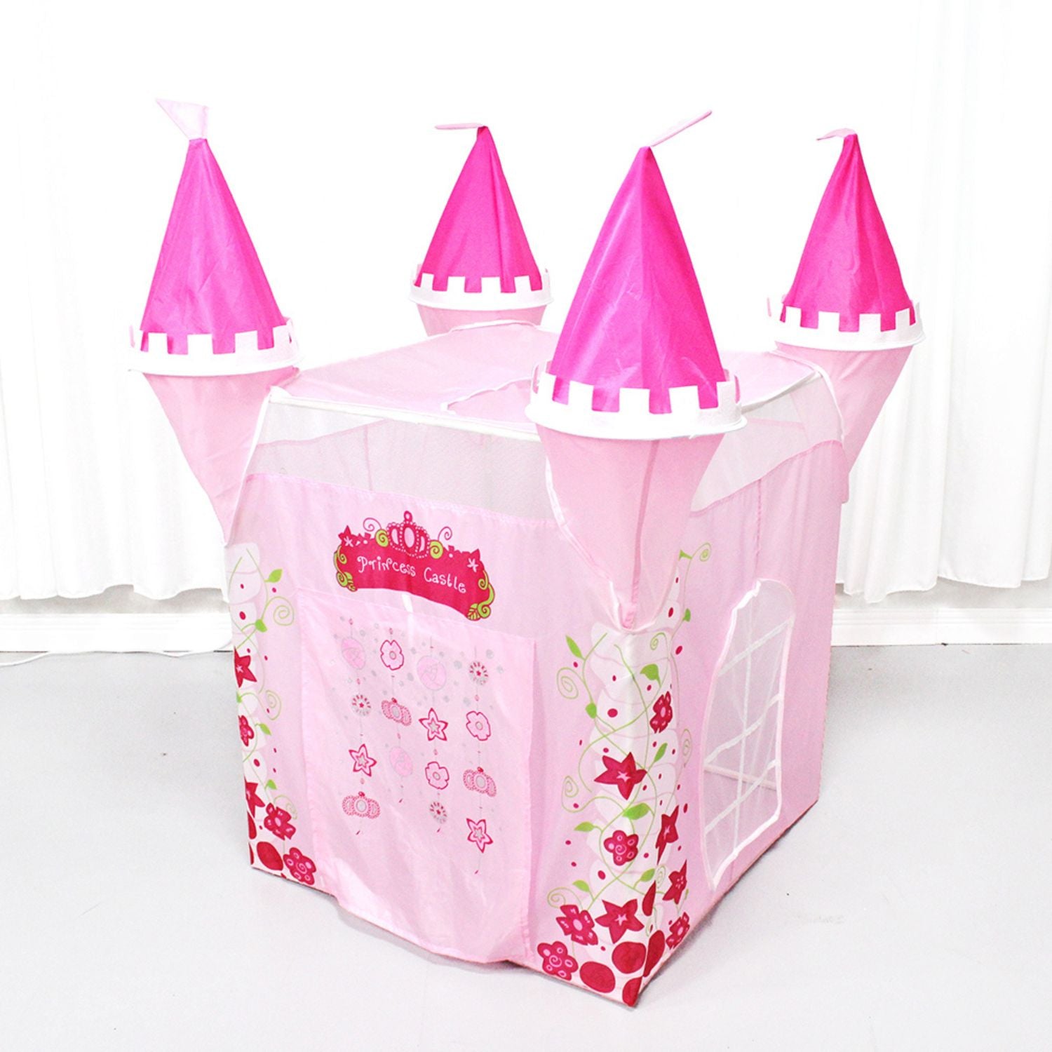 GOMINIMO Kids Princess Castle Tent (Pink) GO-KT-111-LK - SILBERSHELL