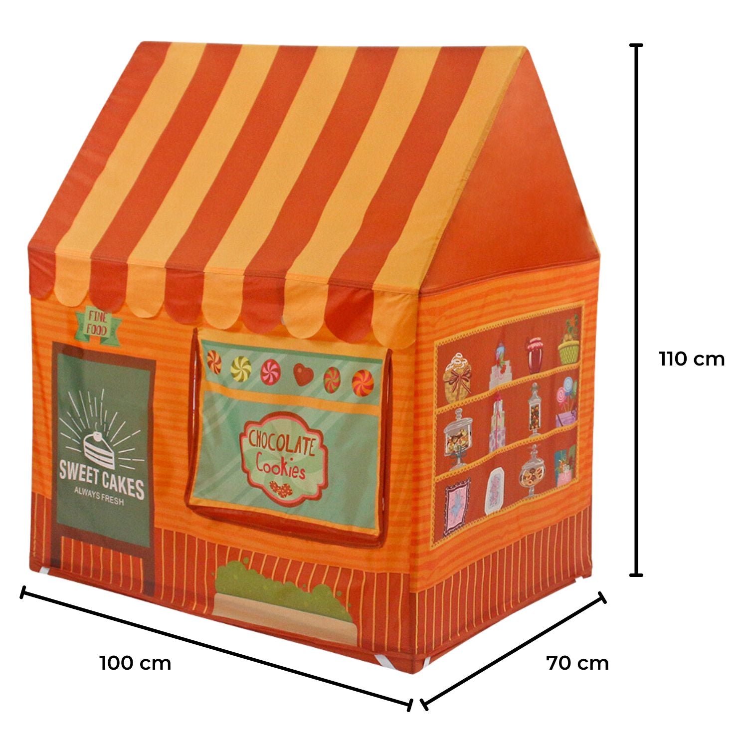 GOMINIMO Kids Dessert House Tent (Brown) GO-KT-108-LK - SILBERSHELL