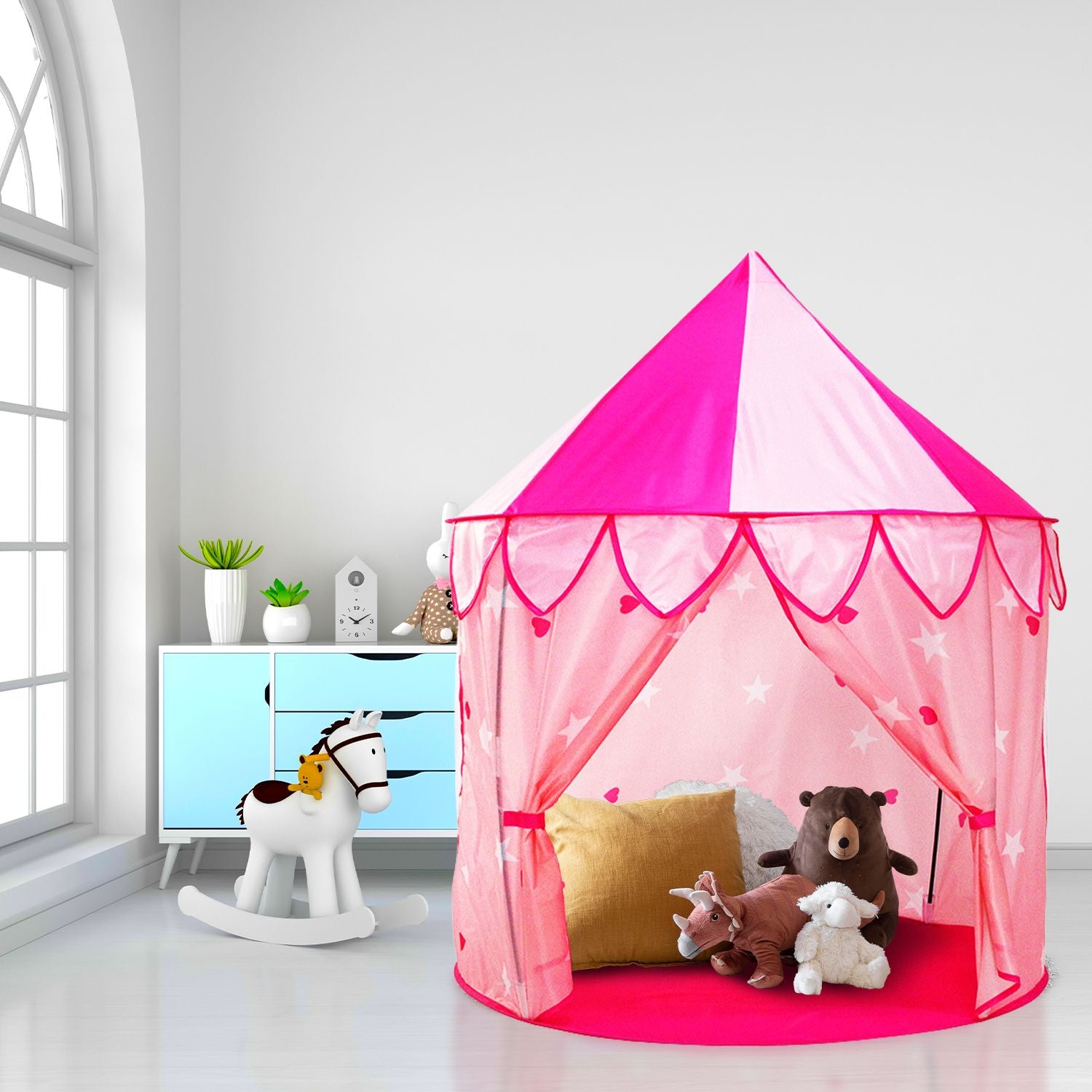 GOMINIMO Kids Space Capsule Leaf Tent (Pink) GO-KT-106-LK - SILBERSHELL