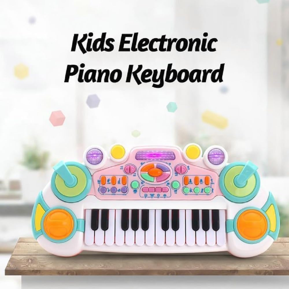 GOMINIMO Kids Toy Musical Electronic Piano Keyboard (Pink) GO-MAT-112-XC - SILBERSHELL