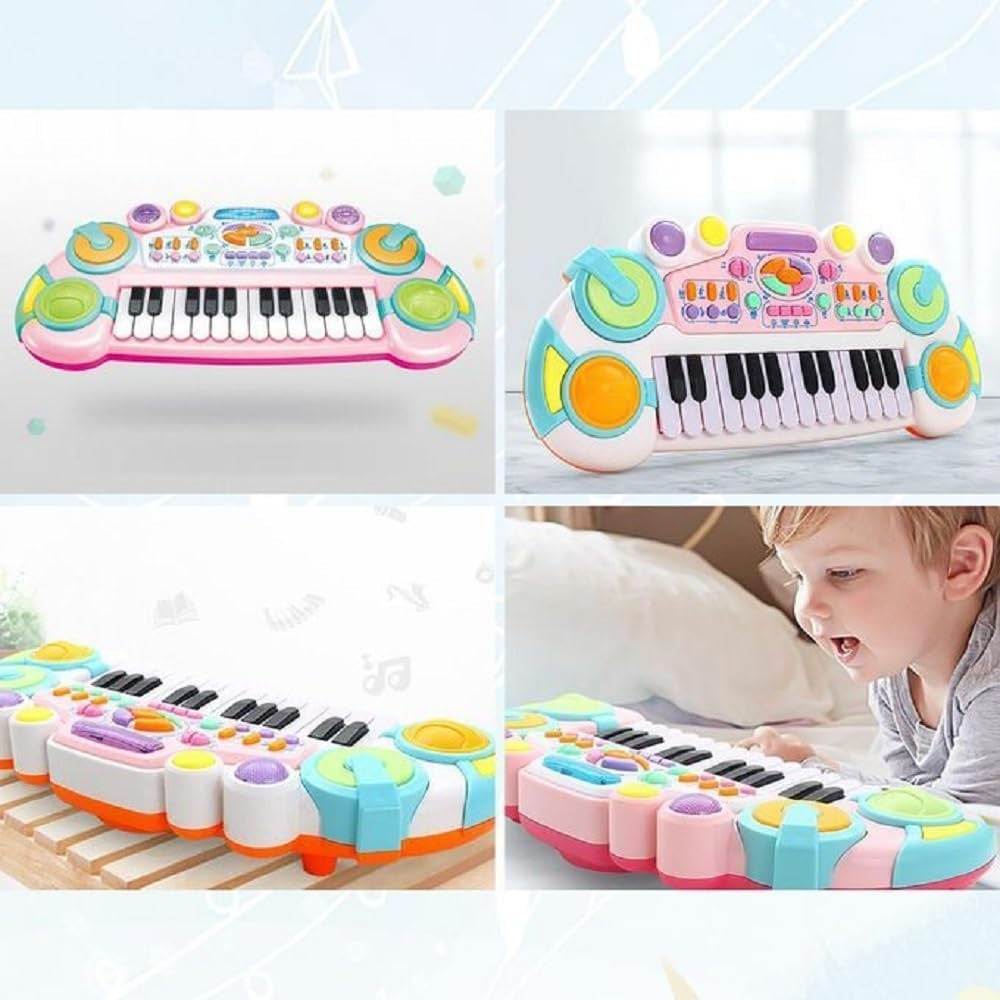 GOMINIMO Kids Toy Musical Electronic Piano Keyboard (Pink) GO-MAT-112-XC - SILBERSHELL