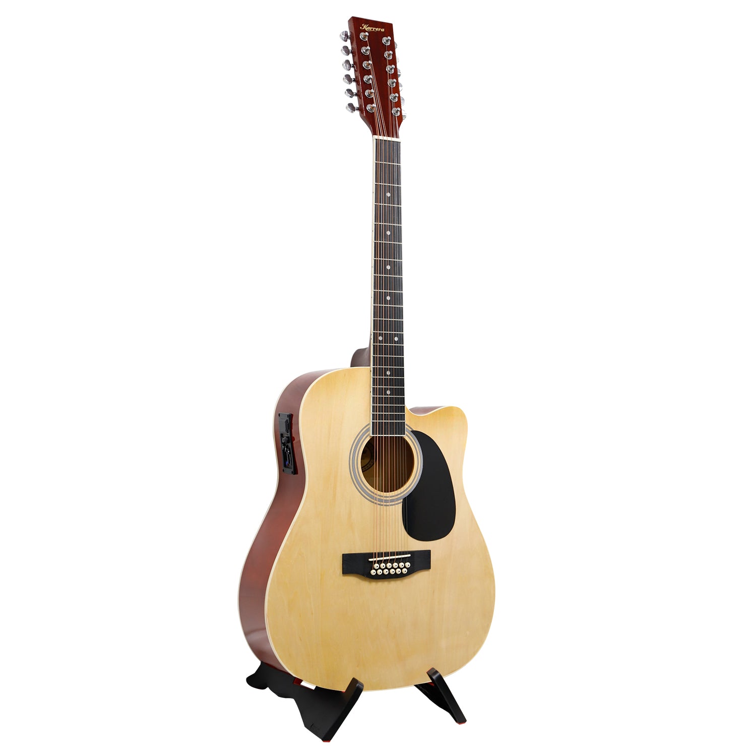 Karrera 12-String Acoustic Guitar with EQ - Natural - SILBERSHELL
