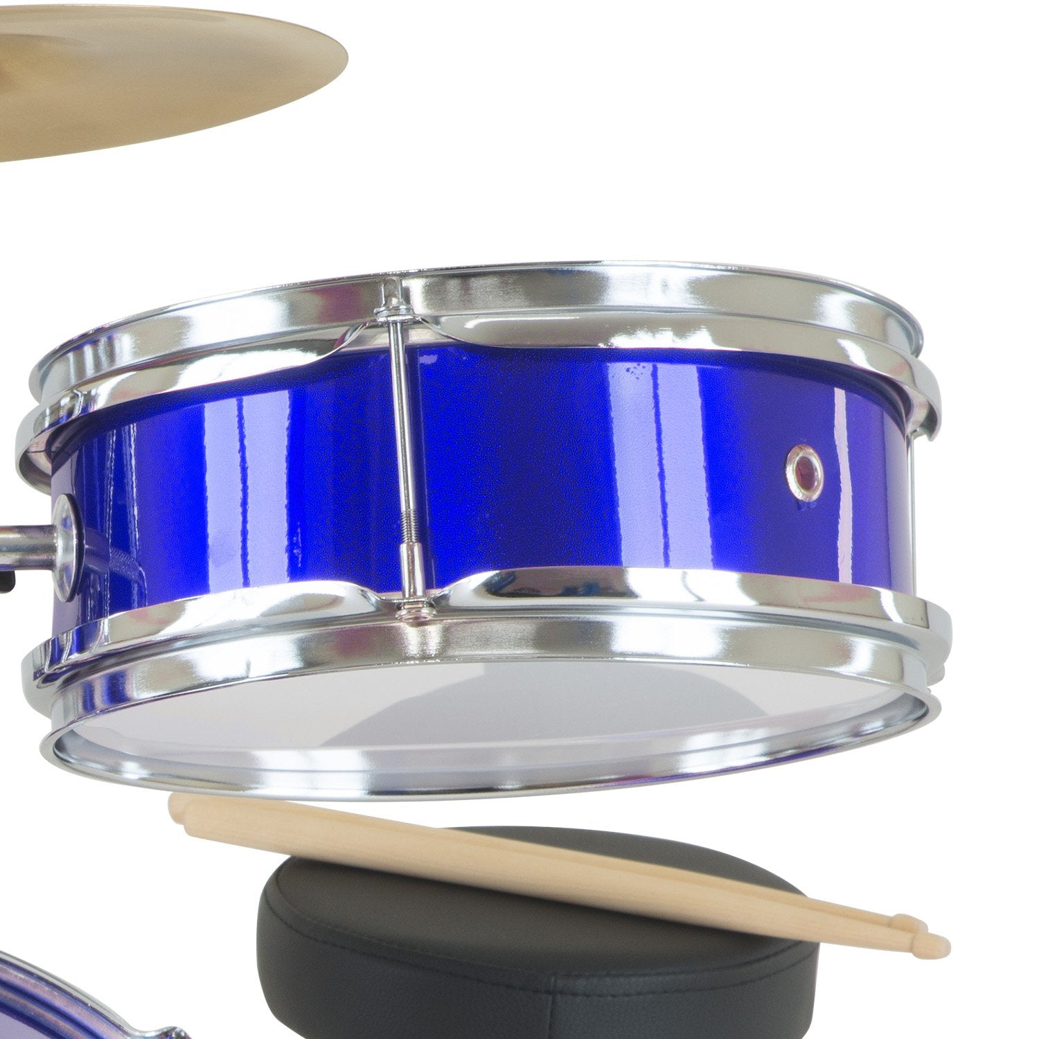 Karrera Children's 4pc Drum Kit - Blue - SILBERSHELL