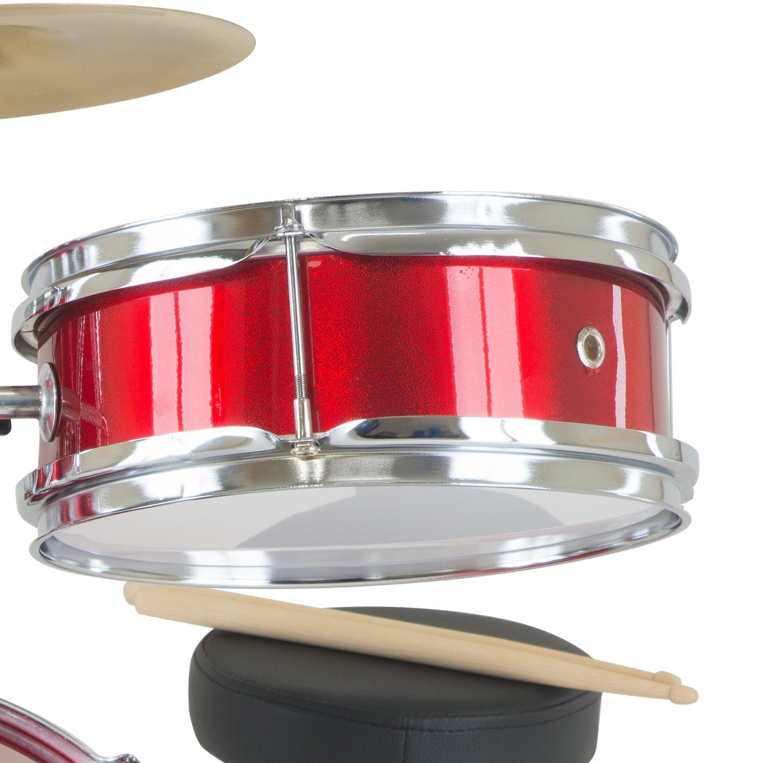 Karrera Children's 4pc Drum Kit - Red - SILBERSHELL