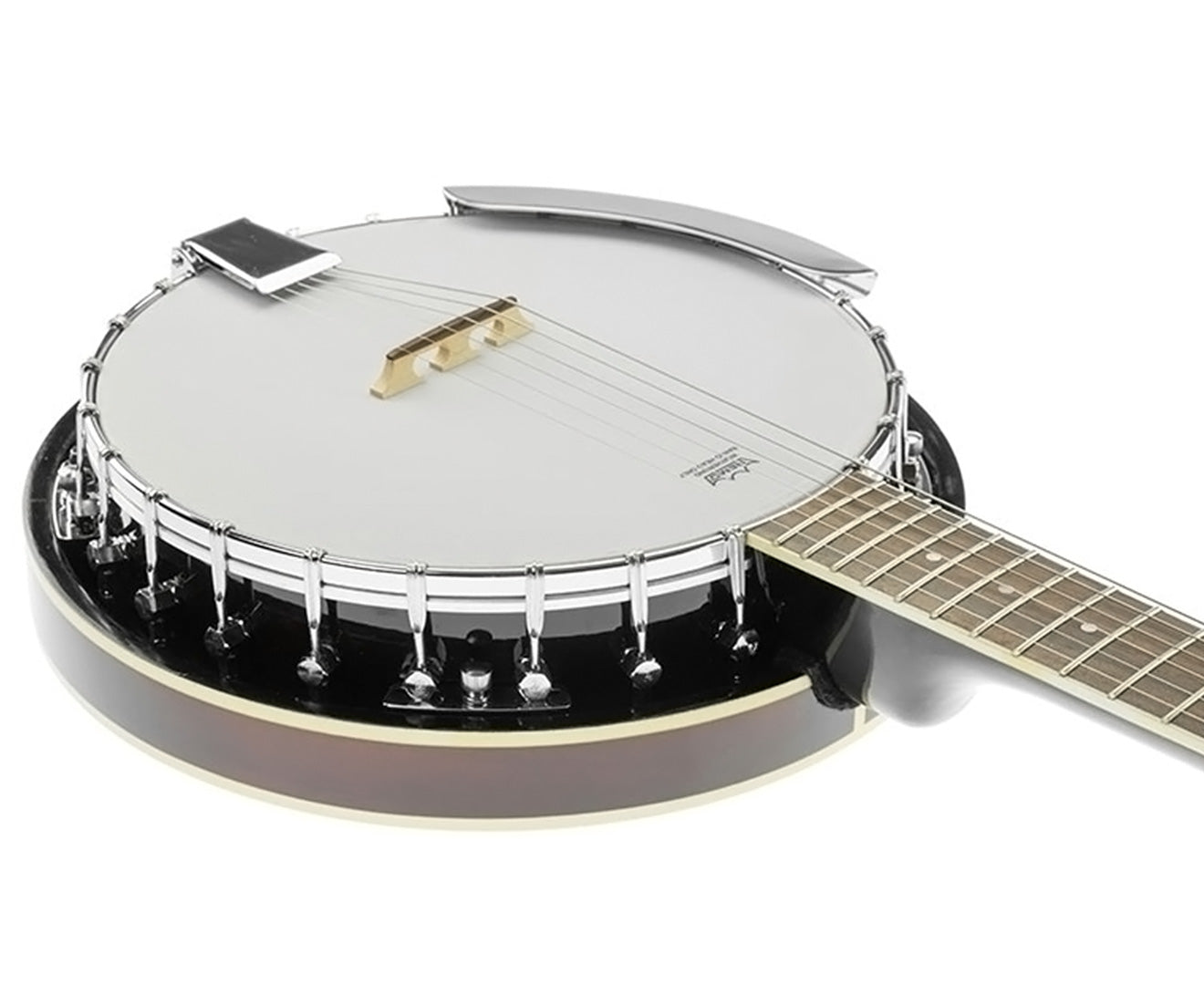 Karrera 6 String Resonator Banjo -  Brown - SILBERSHELL