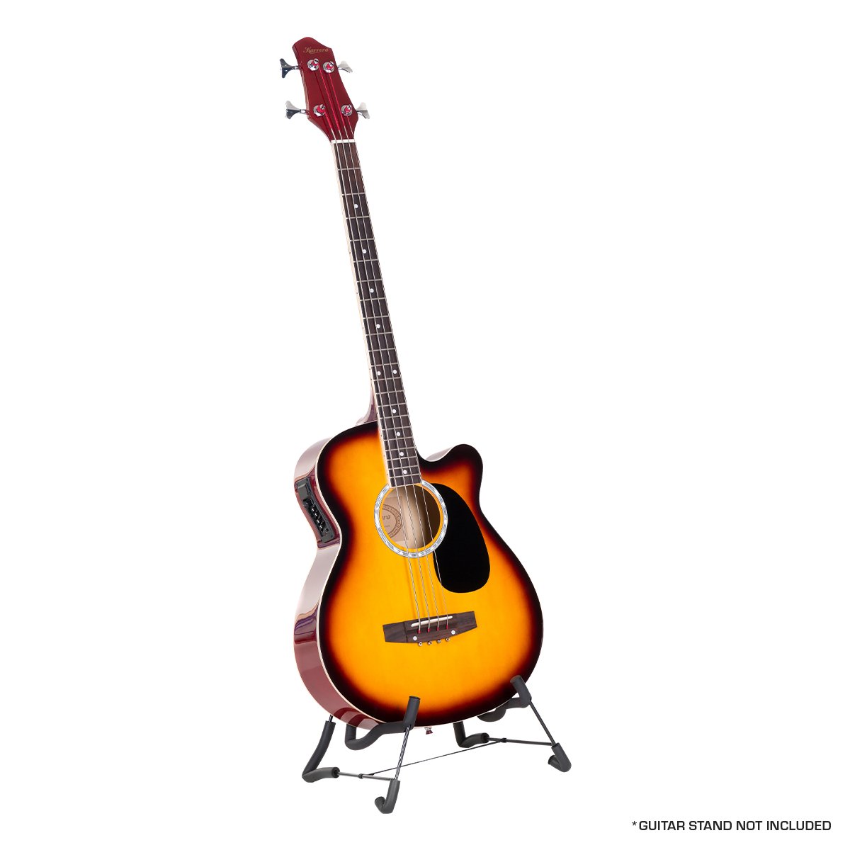 Karrera 43in Acoustic Bass Guitar Sunburst - SILBERSHELL