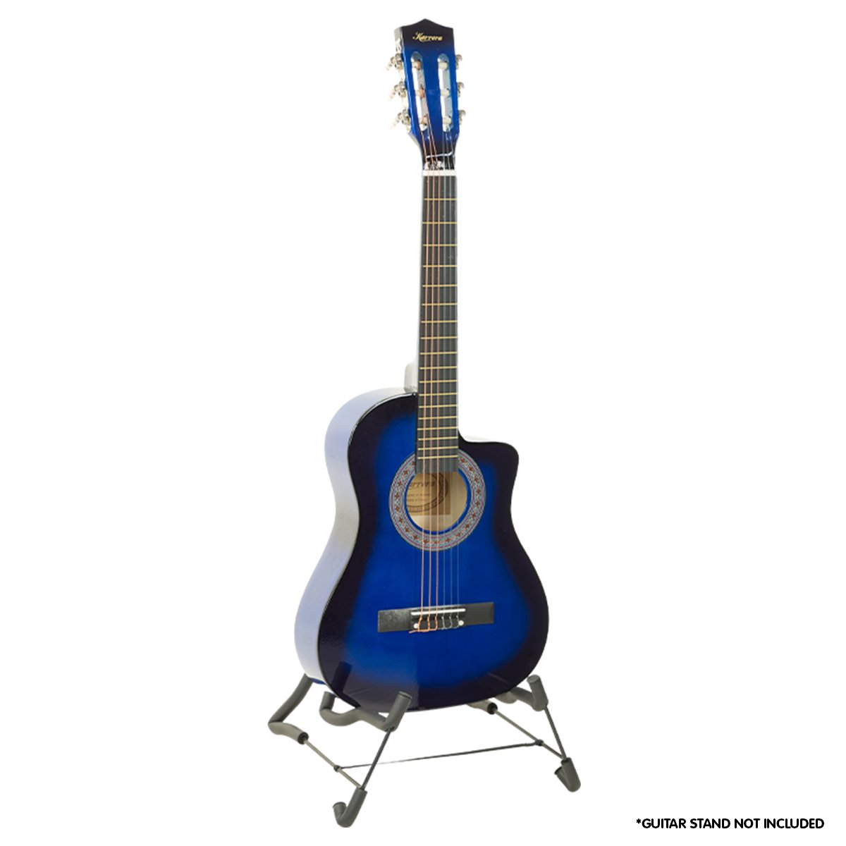 Karrera Childrens Acoustic Guitar Kids - Blue - SILBERSHELL