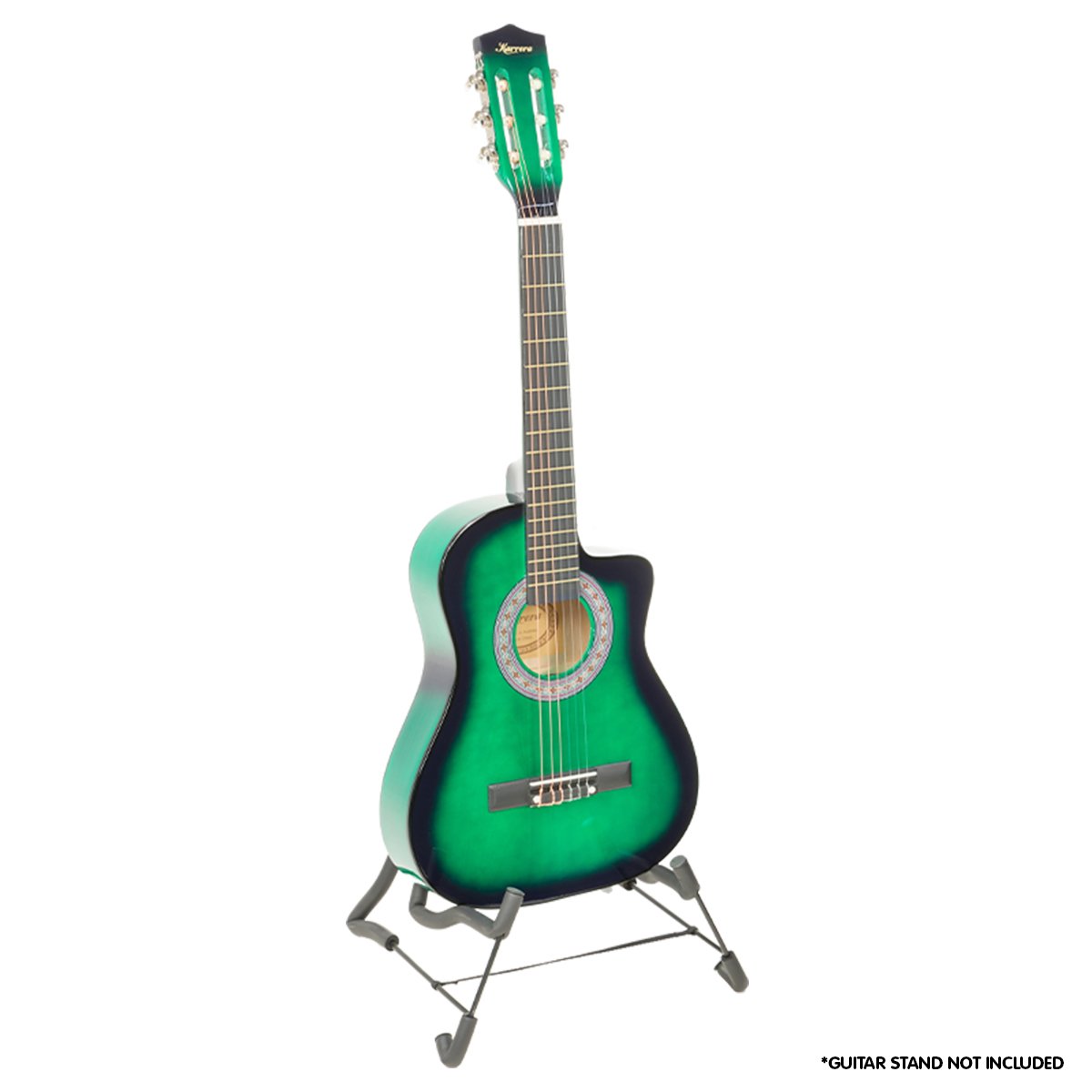 Karrera Childrens Acoustic Guitar Kids - Green - SILBERSHELL