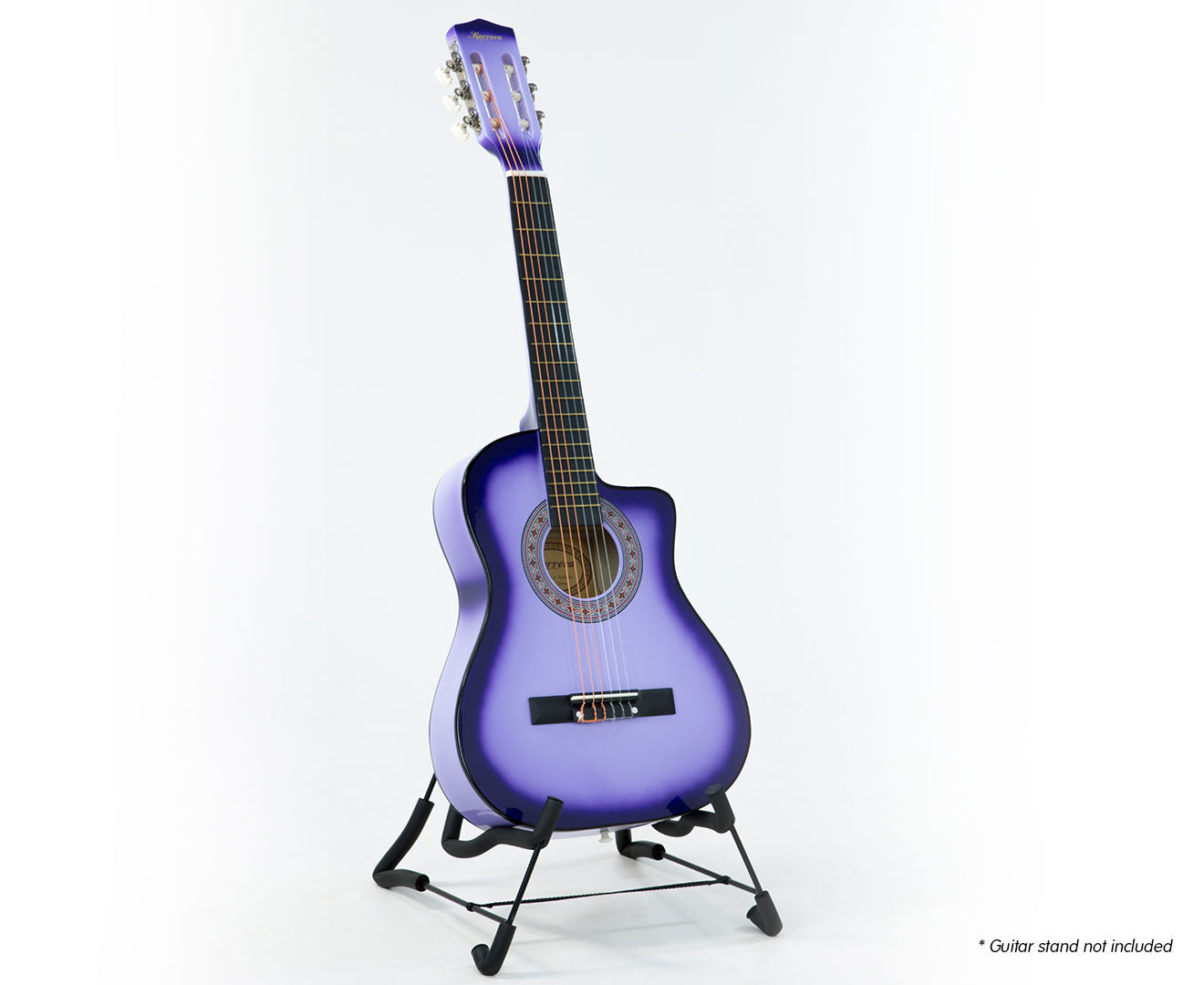 Karrera Childrens Acoustic Guitar Kids - Purple - SILBERSHELL