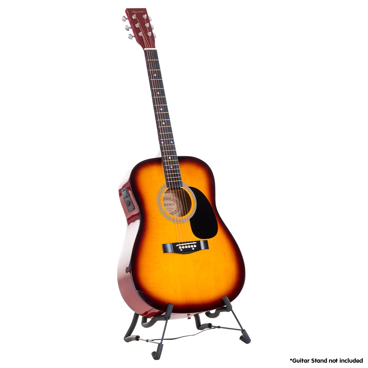 Karrera Electronic Acoustic Guitar 41in  - Sunburst - SILBERSHELL