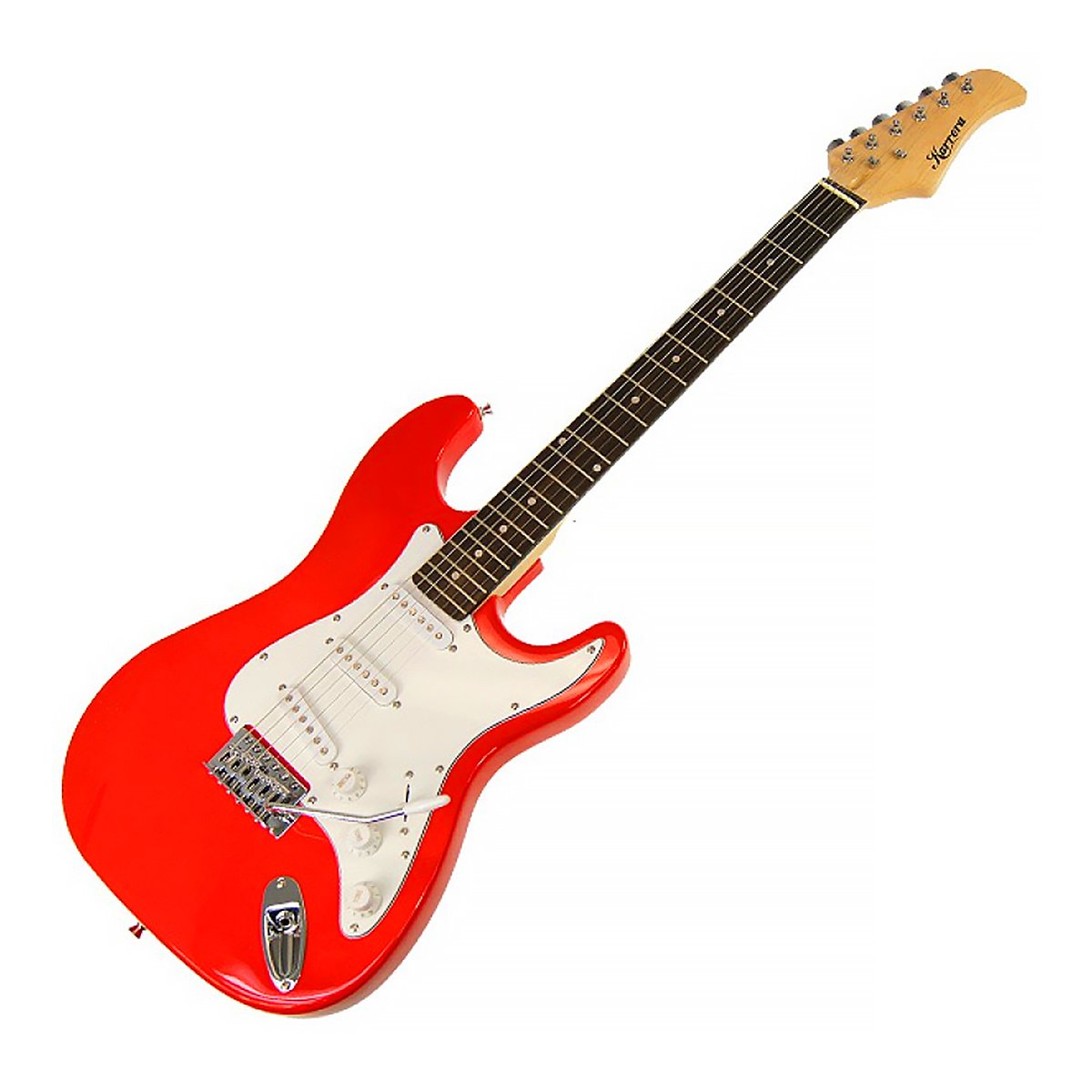 Karrera 39in Electric Guitar - Red - SILBERSHELL