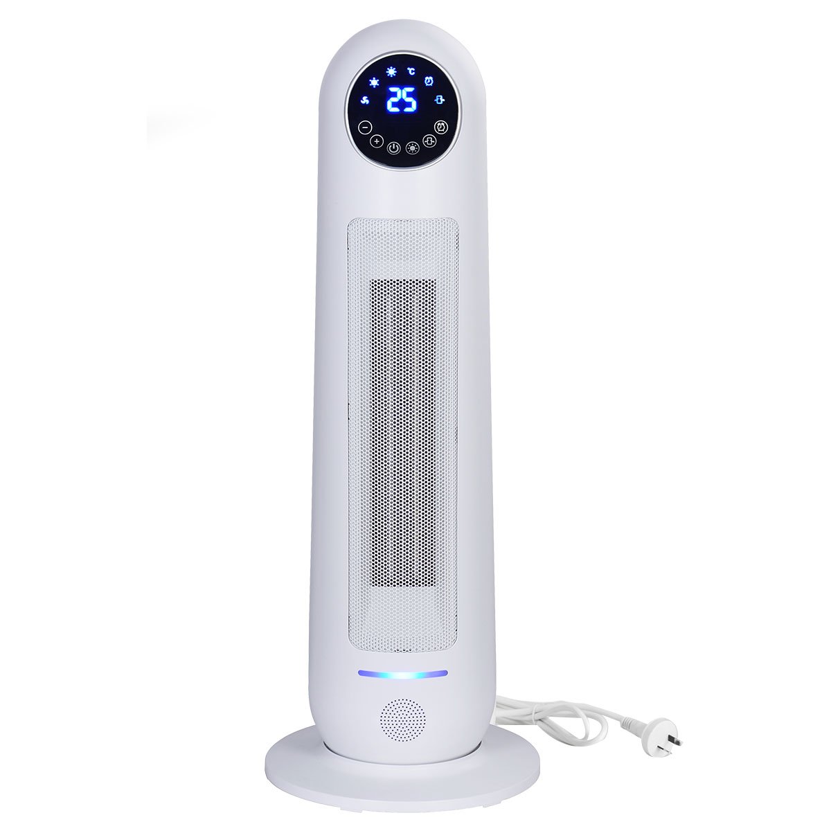 Pronti Electric Tower Heater 2200W Remote Control - White - SILBERSHELL