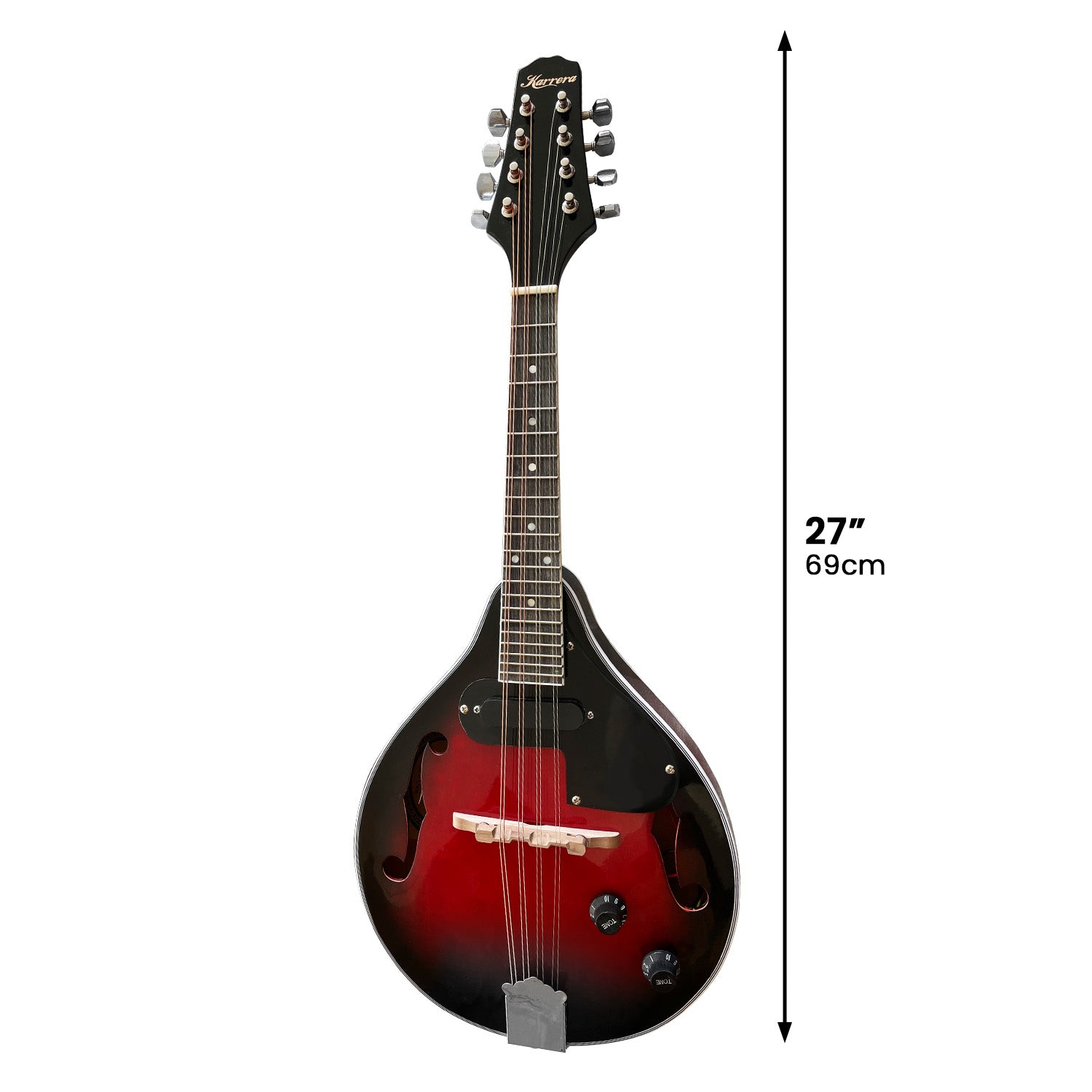 Karrera 8-String Electric Mandolin - SILBERSHELL