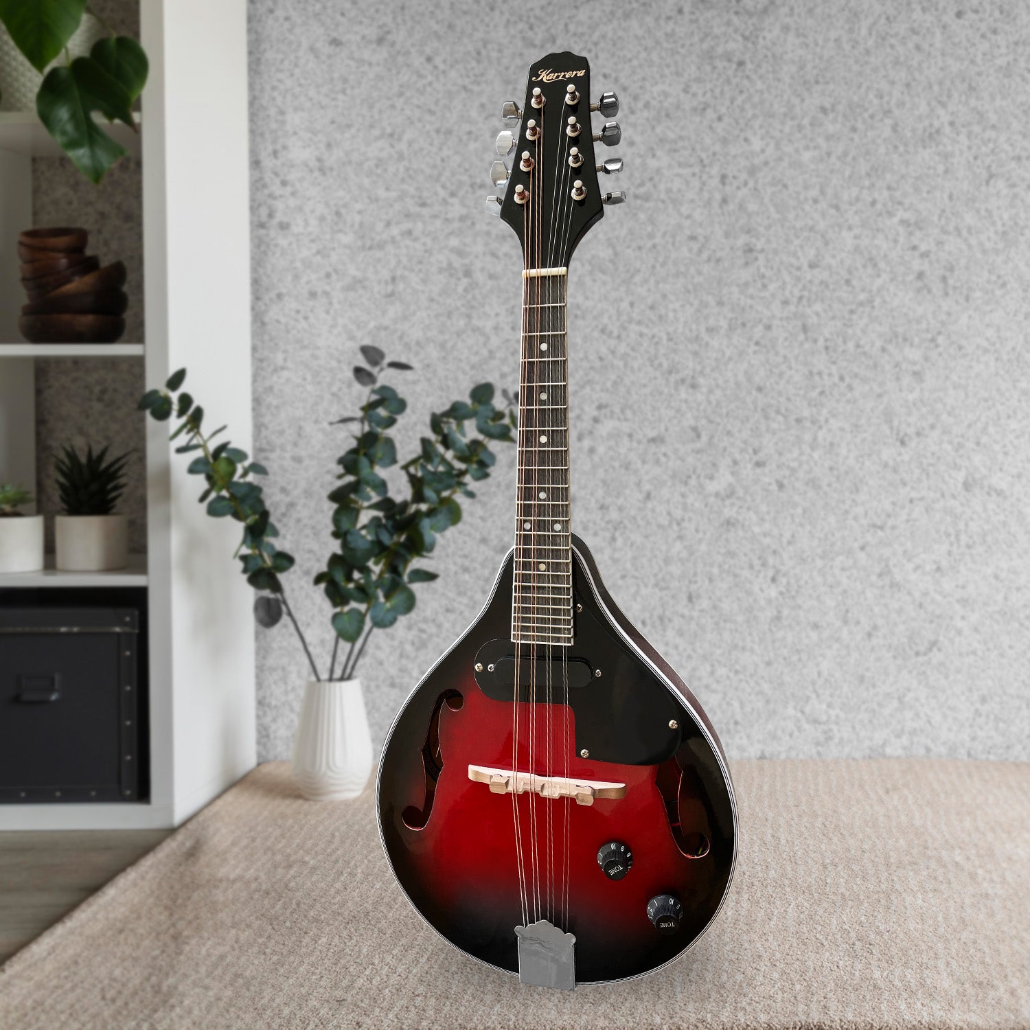 Karrera 8-String Electric Mandolin - SILBERSHELL