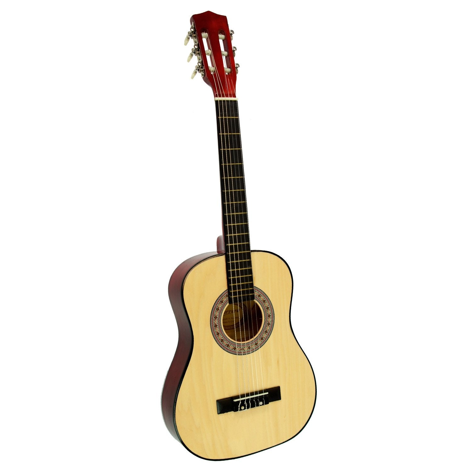 Karrera Childrens Guitar  Wooden 34in Acoustic - Natural - SILBERSHELL