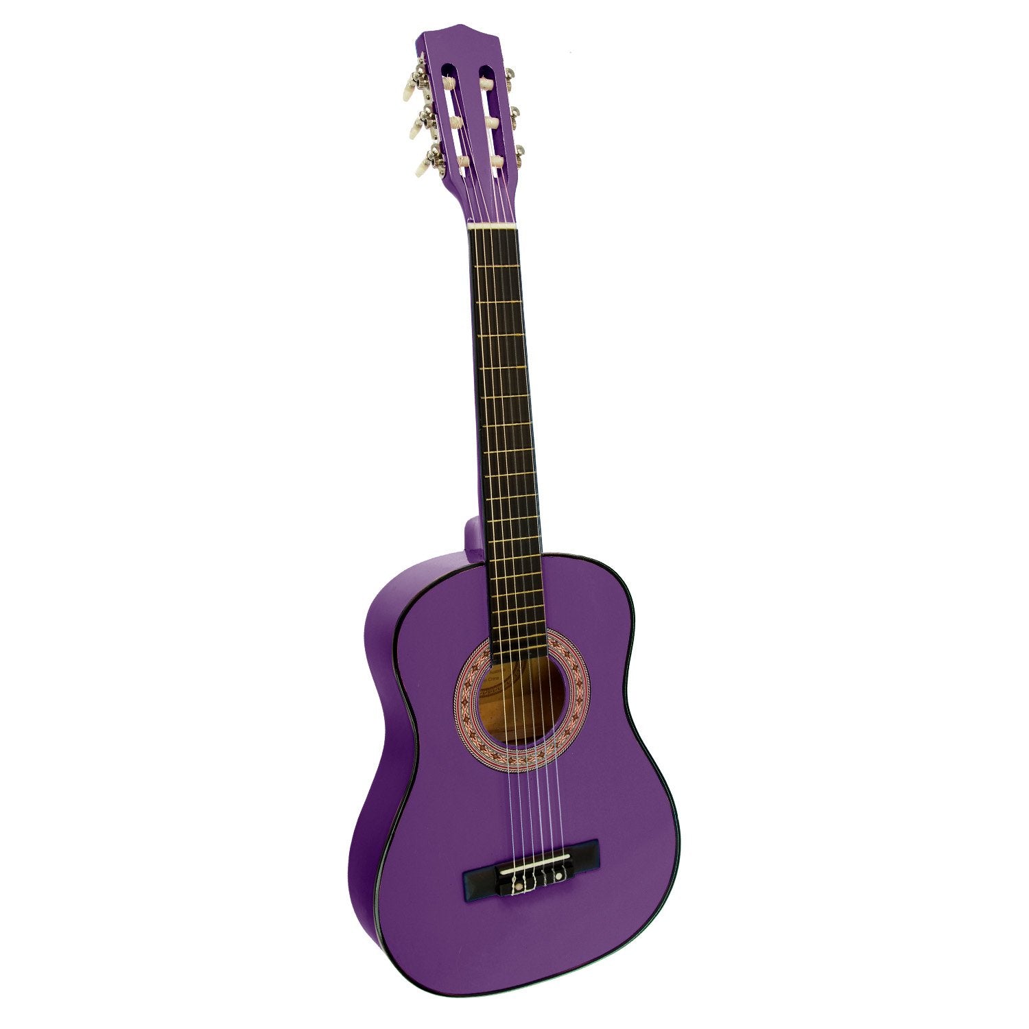 Karrera 34in Acoustic Children no cut Guitar - Purple - SILBERSHELL