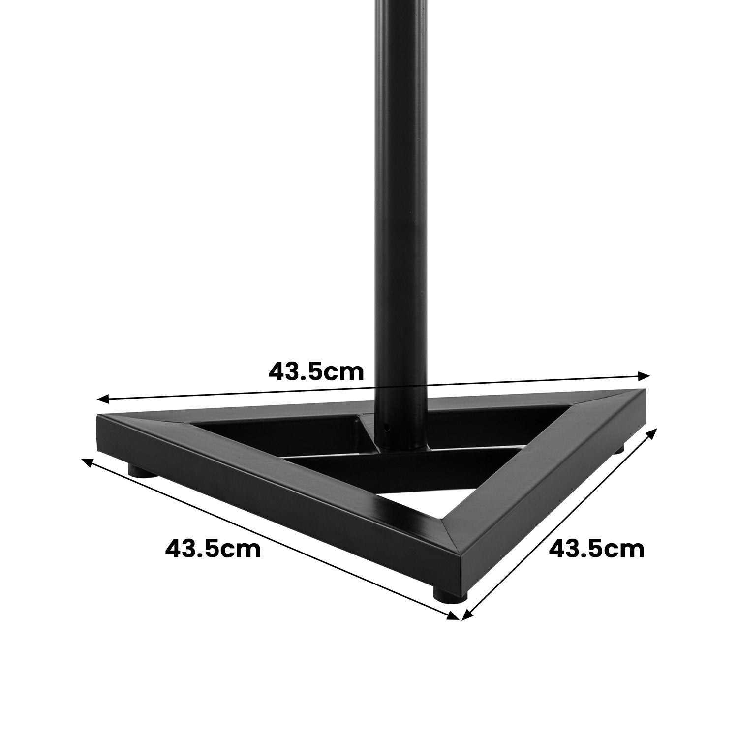 Karrera Adjustable Floor Speaker Stand Surround Sound - Black - SILBERSHELL