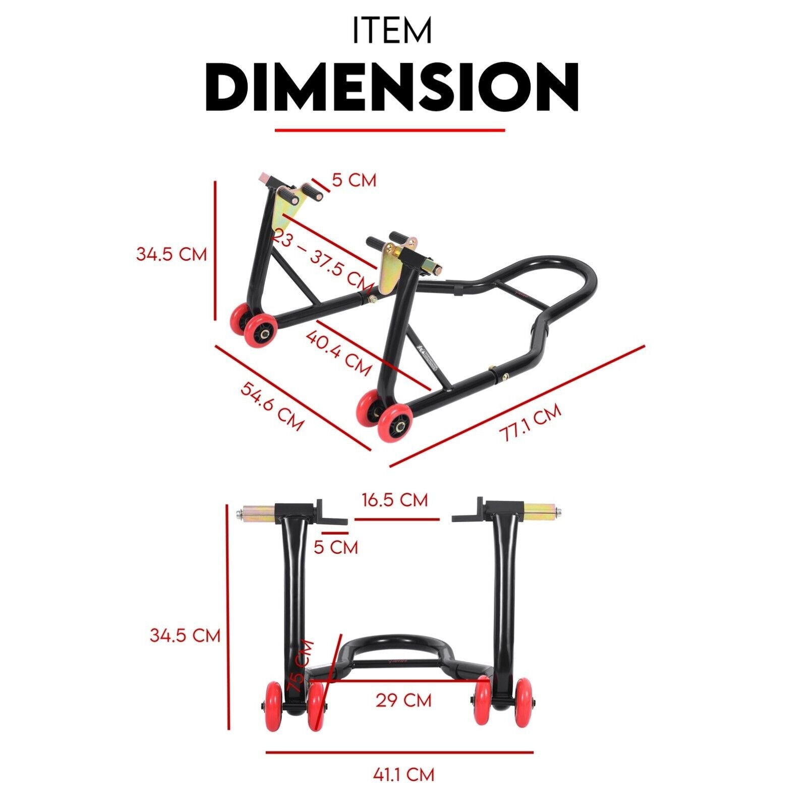 Motorcycle Stand Rear and Front - SILBERSHELL