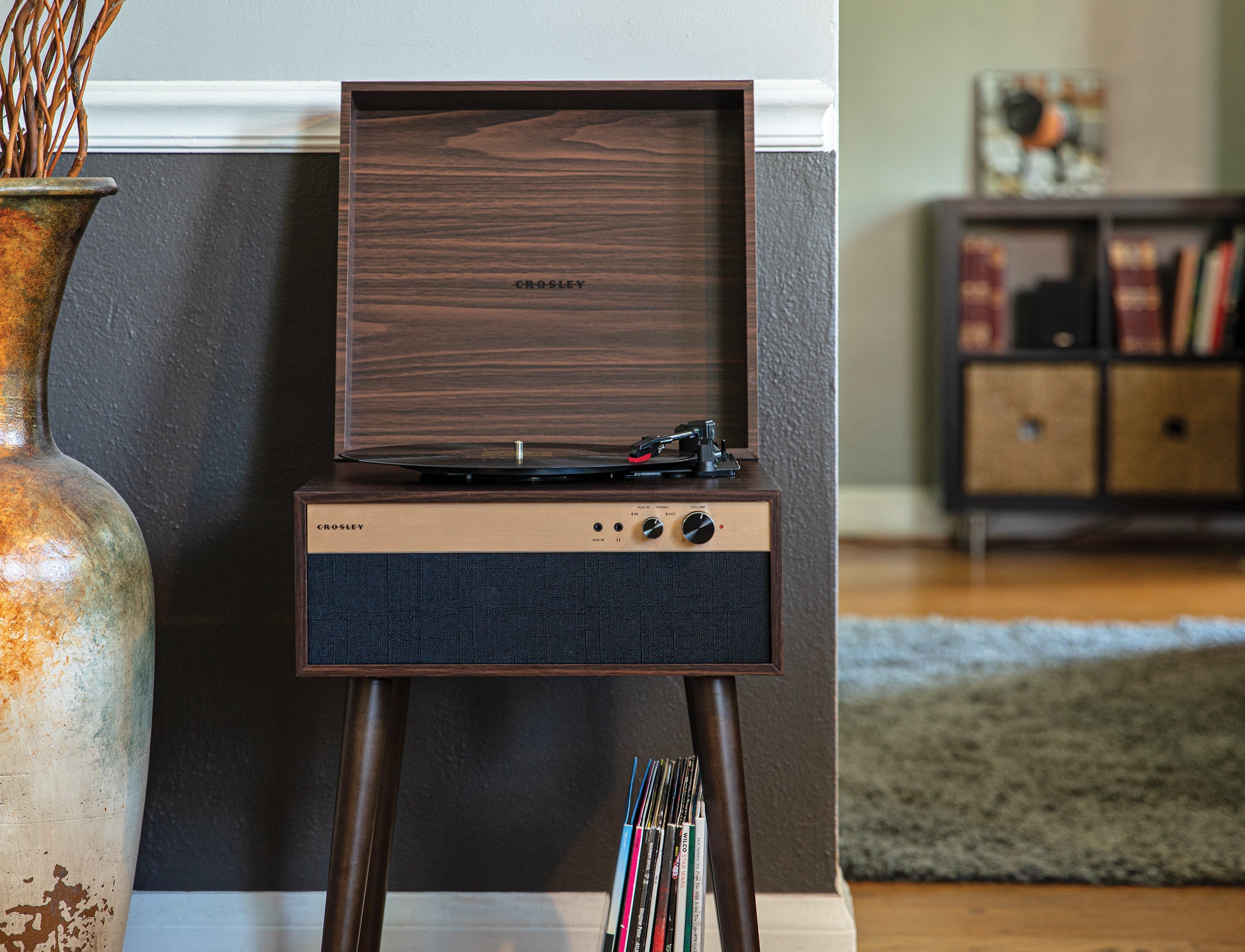 Crosley Jasper Turntable - SILBERSHELL