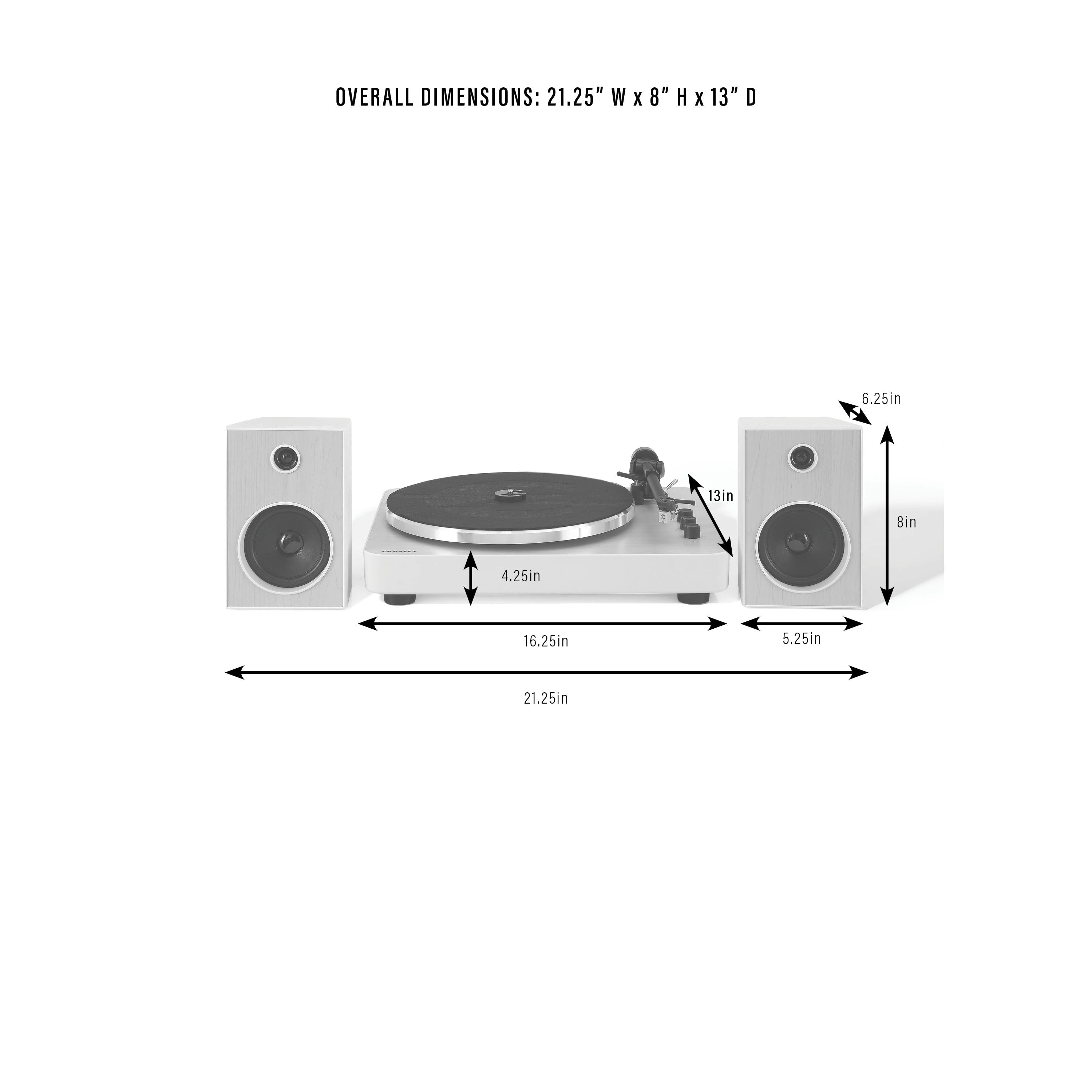 Crosley T170 Shelf System - White - SILBERSHELL