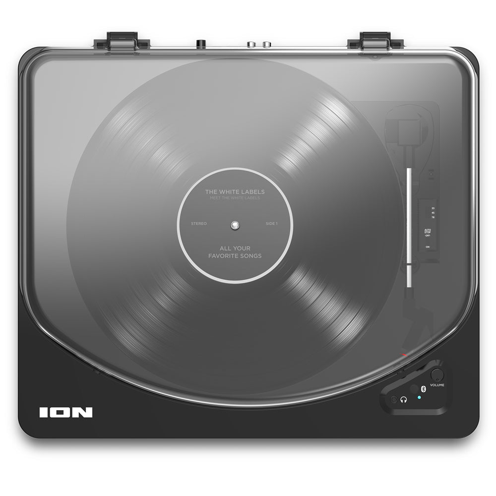 ION Audio Air LP Bluetooth USB Turntable - Black - SILBERSHELL