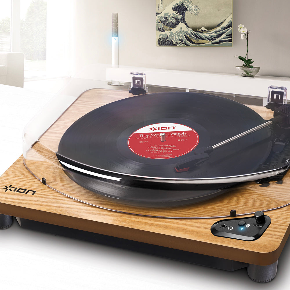 ION Audio Air LP Bluetooth USB Turntable - Wood - SILBERSHELL