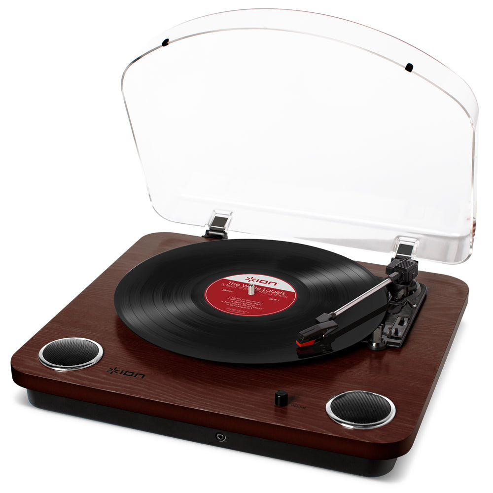 ION Audio Max LP USB Turntable - Darkwood - SILBERSHELL