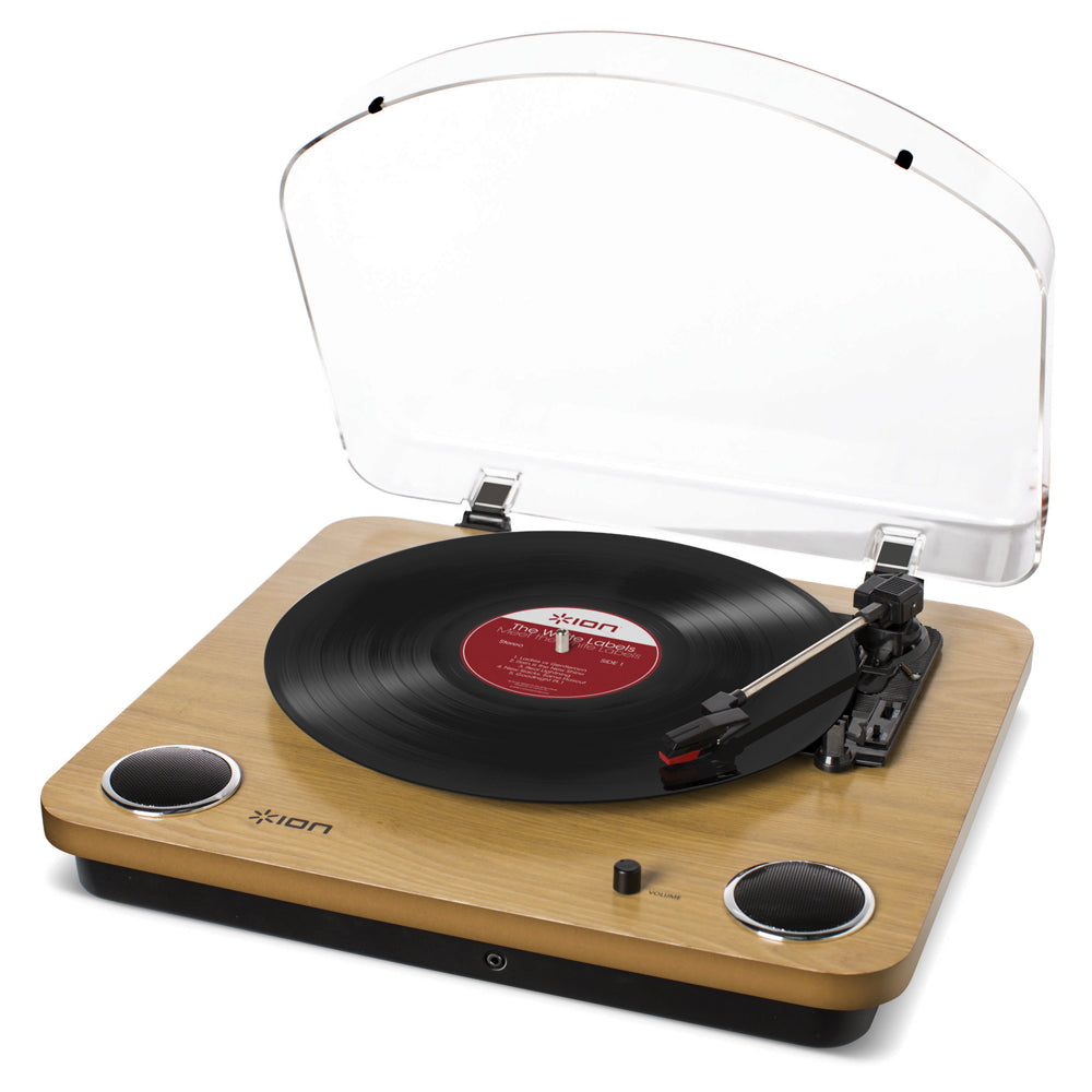 ION Audio Max LP USB Turntable - Natural Wood - SILBERSHELL