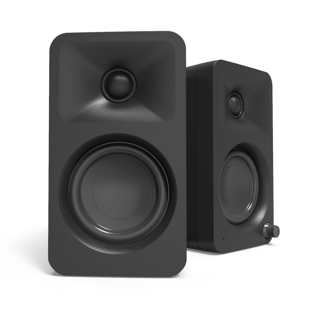 Kanto ORA 100W Powered Reference Desktop Computer Speakers with Bluetooth 5.0 Black - SILBERSHELL