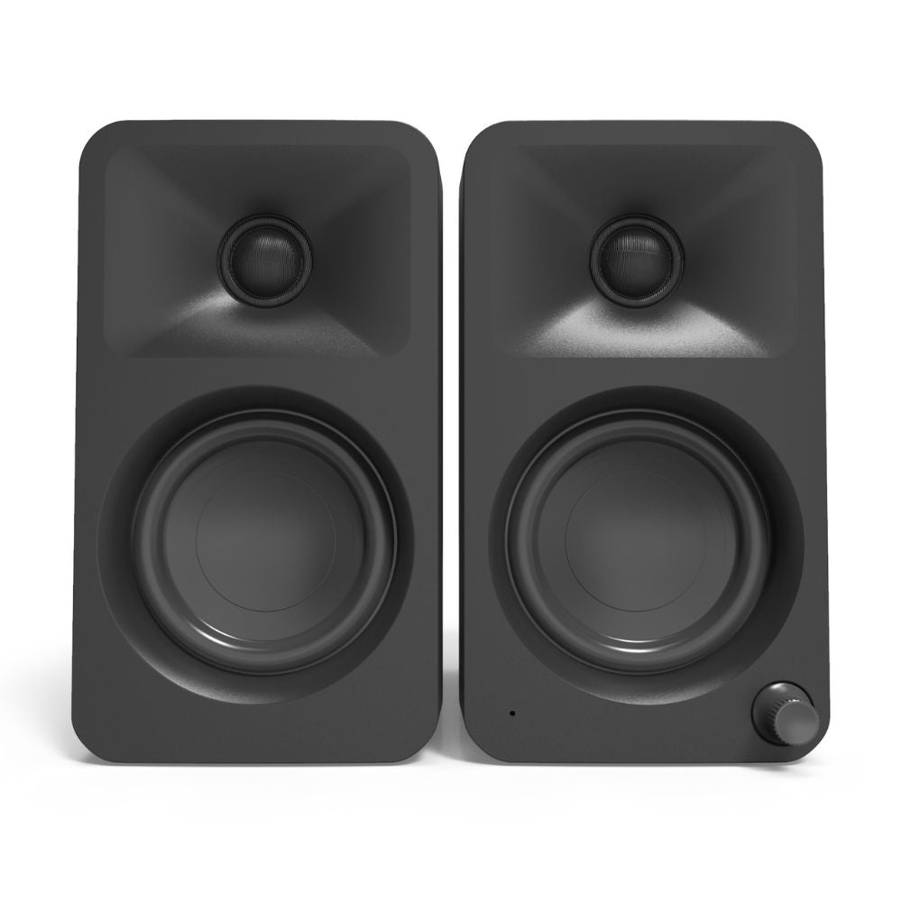 Kanto ORA 100W Powered Reference Desktop Computer Speakers with Bluetooth 5.0 Black - SILBERSHELL