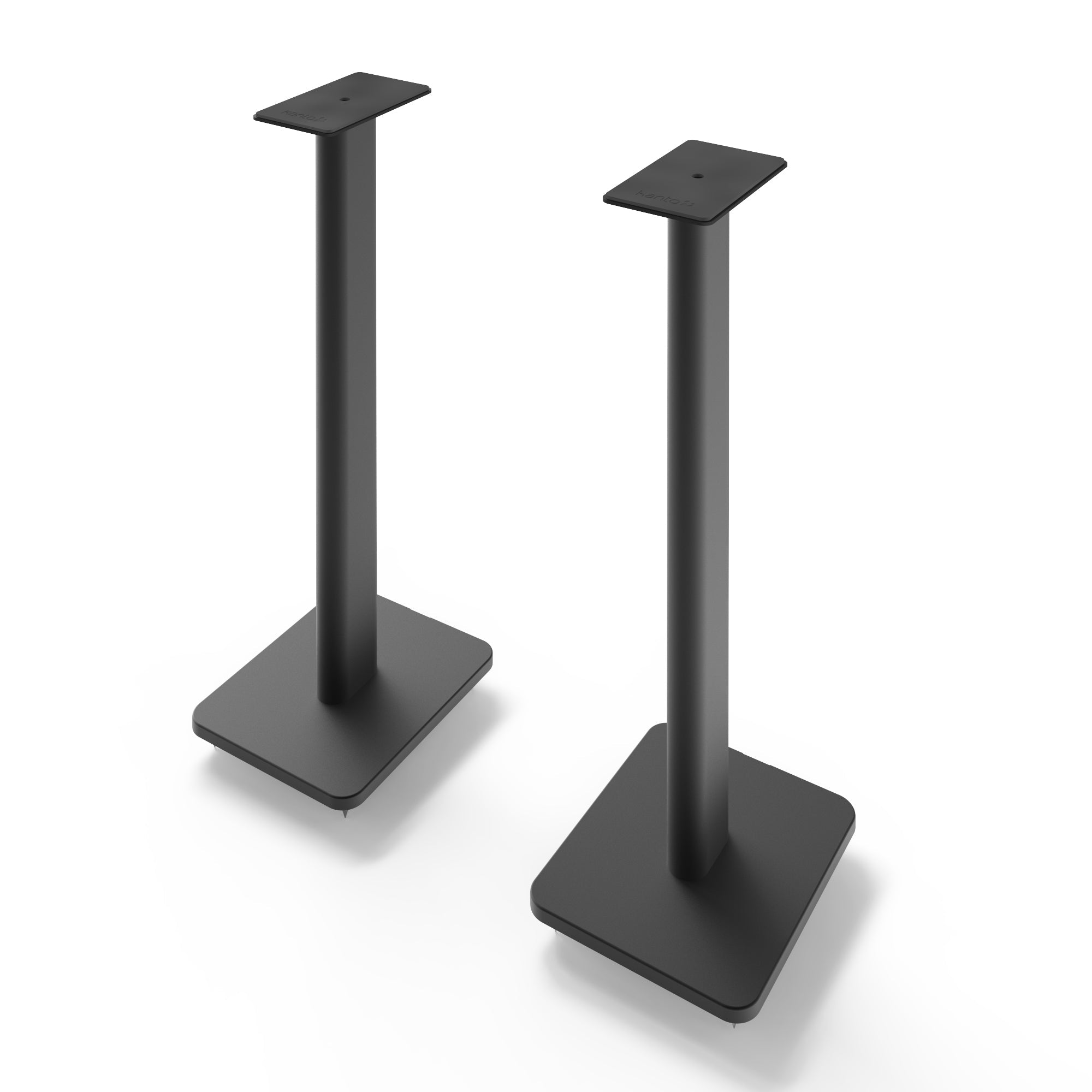 Kanto SP26PL 26" Tall Bookshelf Speaker Floor Stands - Pair, Black - SILBERSHELL