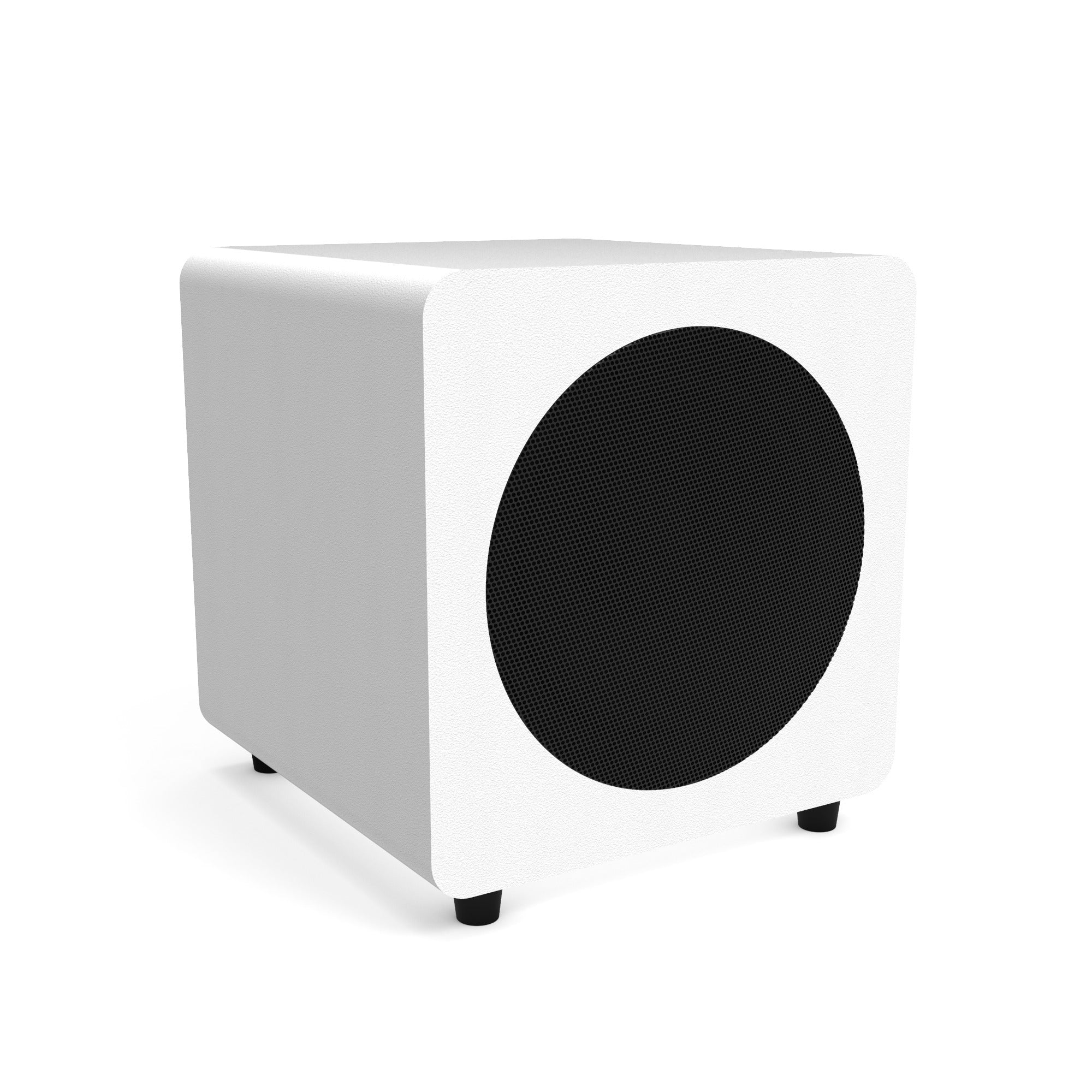 Kanto SUB8 300W 8" Sealed Powered Subwoofer, Matte White - SILBERSHELL