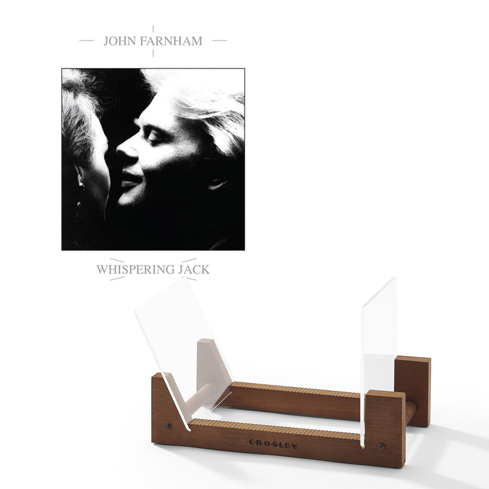 John Farnham Whispering Jack Vinyl Album & Crosley Record Storage Display Stand - SILBERSHELL