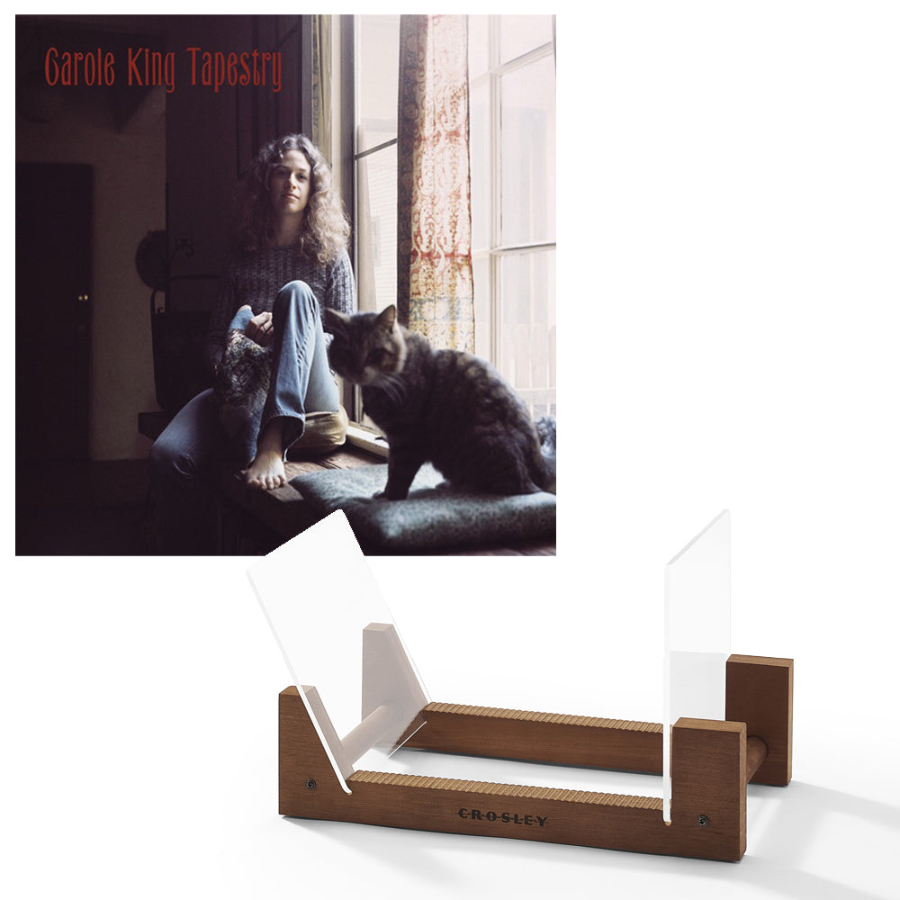 Carole King Tapestry Vinyl Album & Crosley Record Storage Display Stand - SILBERSHELL