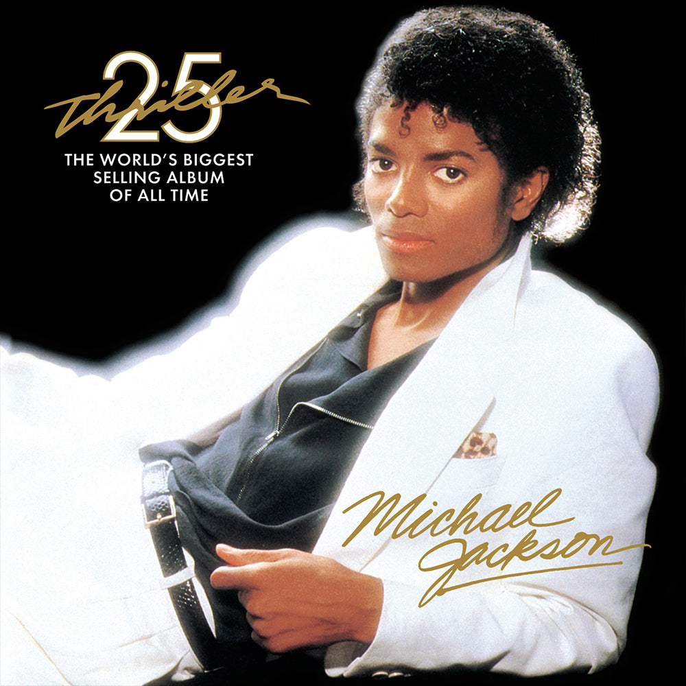Michael Jackson Thriller Vinyl Album & Crosley Record Storage Display Stand - SILBERSHELL