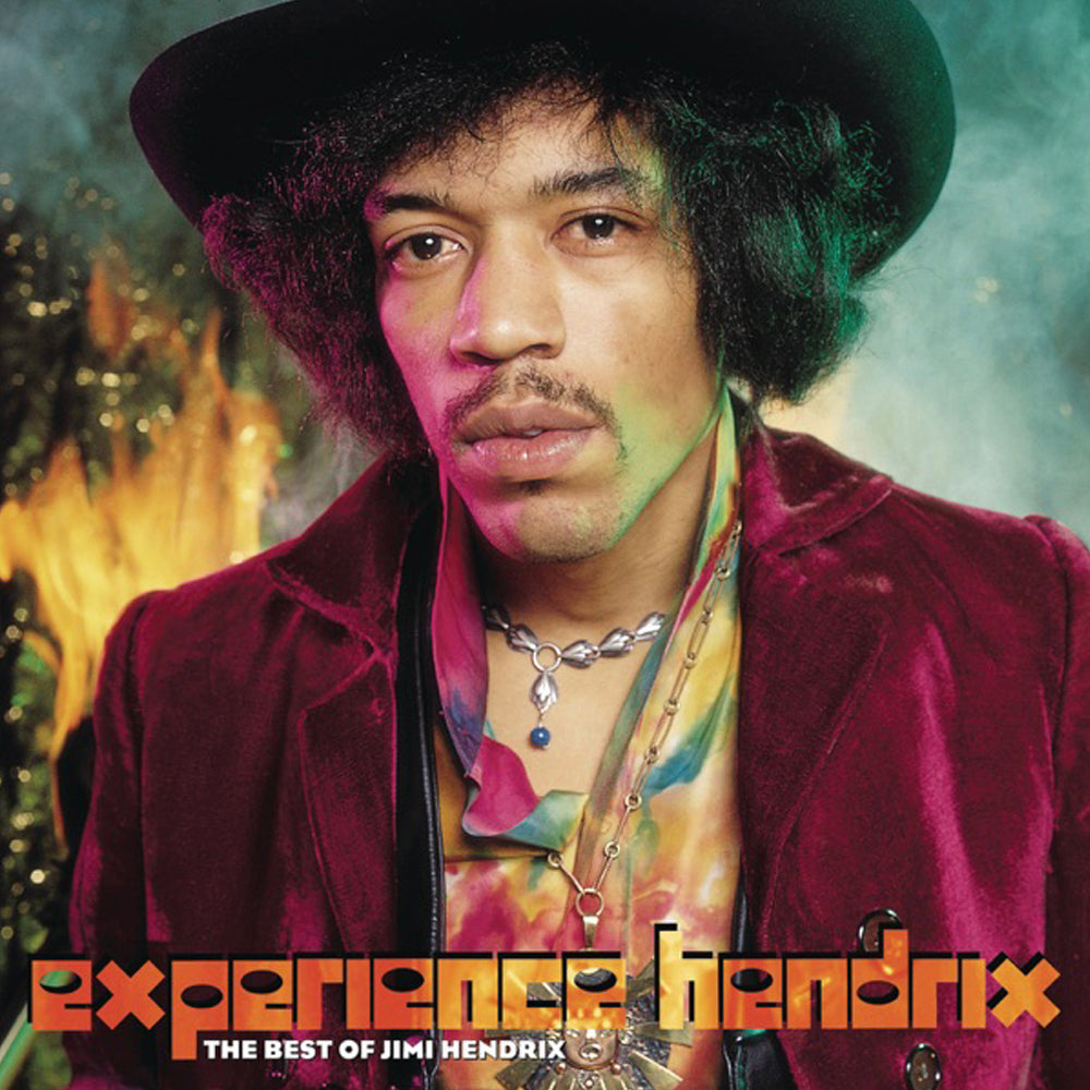 Crosley Record Storage Crate The Jimi Hendrix Experience Eperience Hendrix: The Best of Jimi Hendrix Vinyl Album Bundle - SILBERSHELL