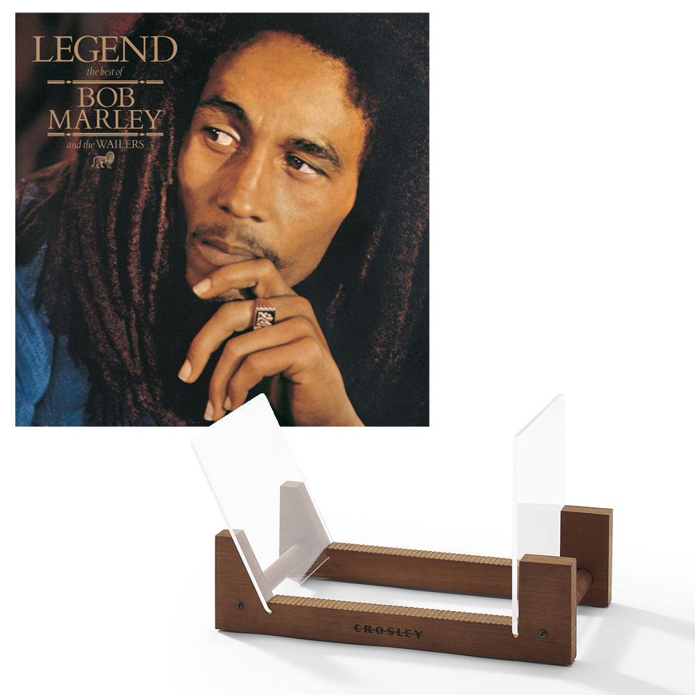 Bob Marley - Legend - Vinyl Album & Crosley Record Storage Display Stand - SILBERSHELL