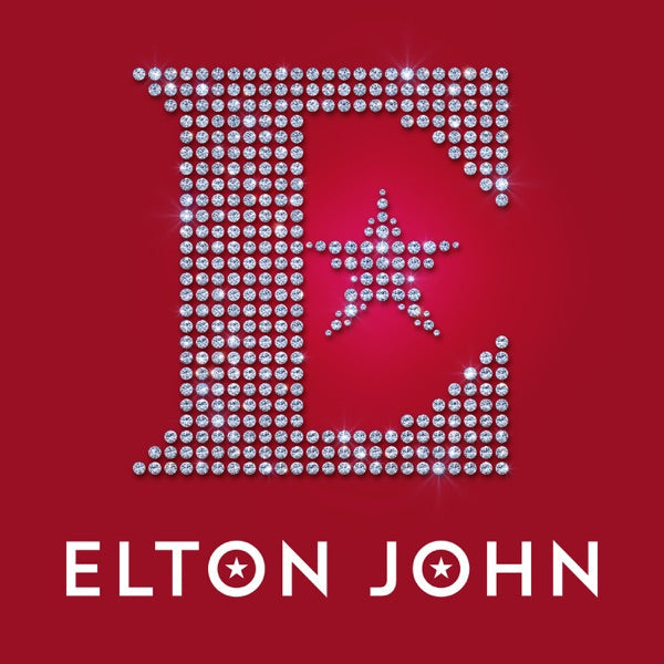 Crosley Record Storage Crate & Elton John - Diamonds - Double Vinyl Album Bundle - SILBERSHELL
