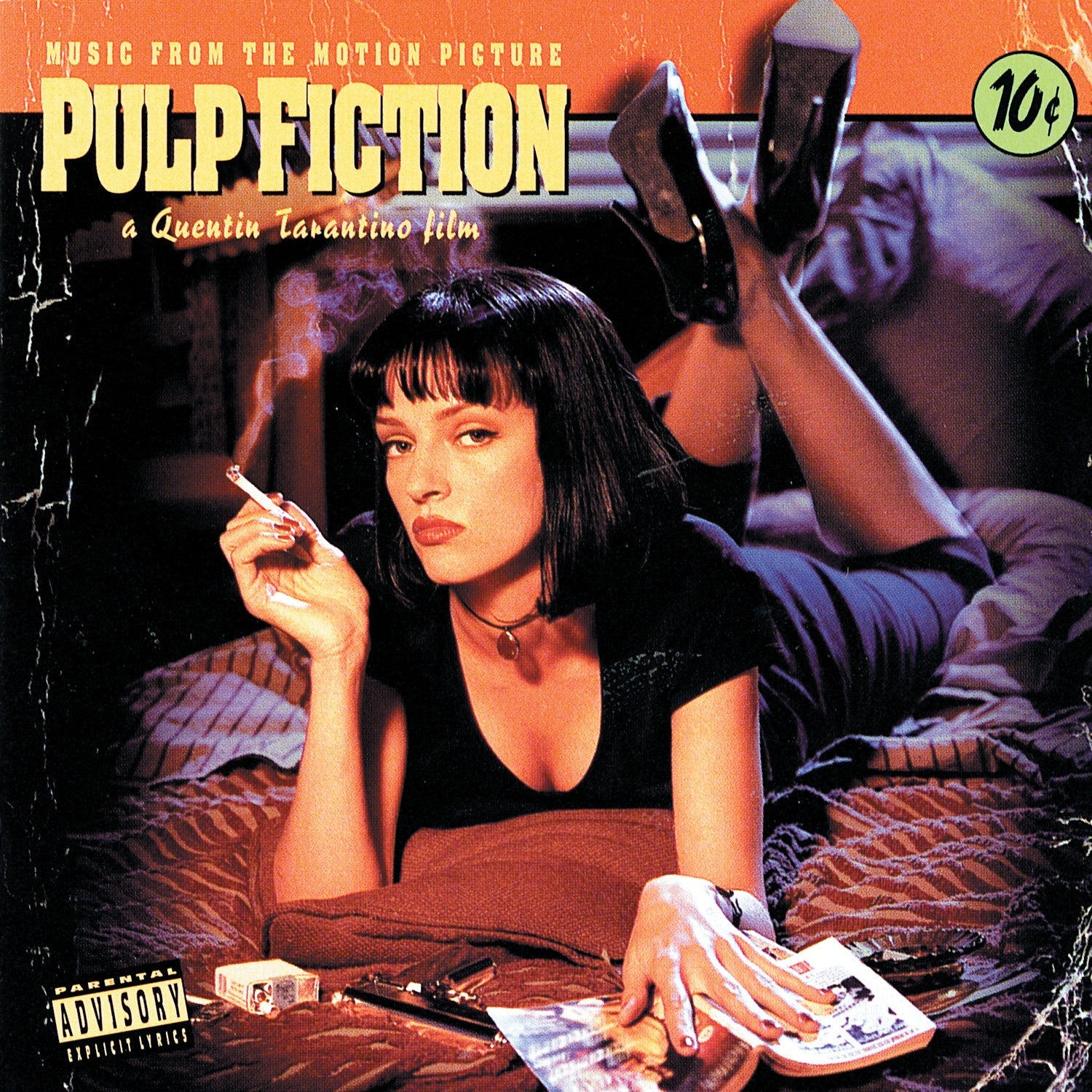 Crosley Record Storage Crate &  Various Artists Pulp Fiction - Vinyl Album Bundle - SILBERSHELL