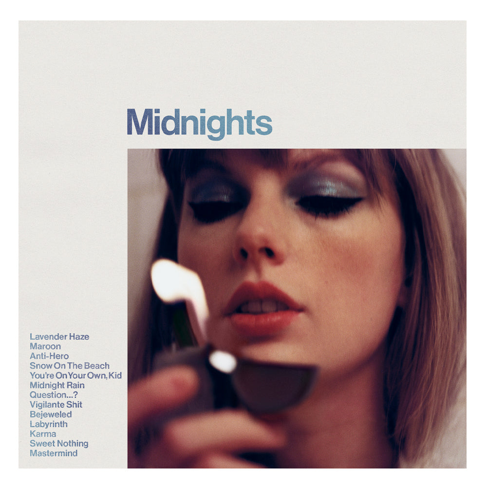 Taylor Swift Midnights Vinyl Album Moonstone Blue - SILBERSHELL